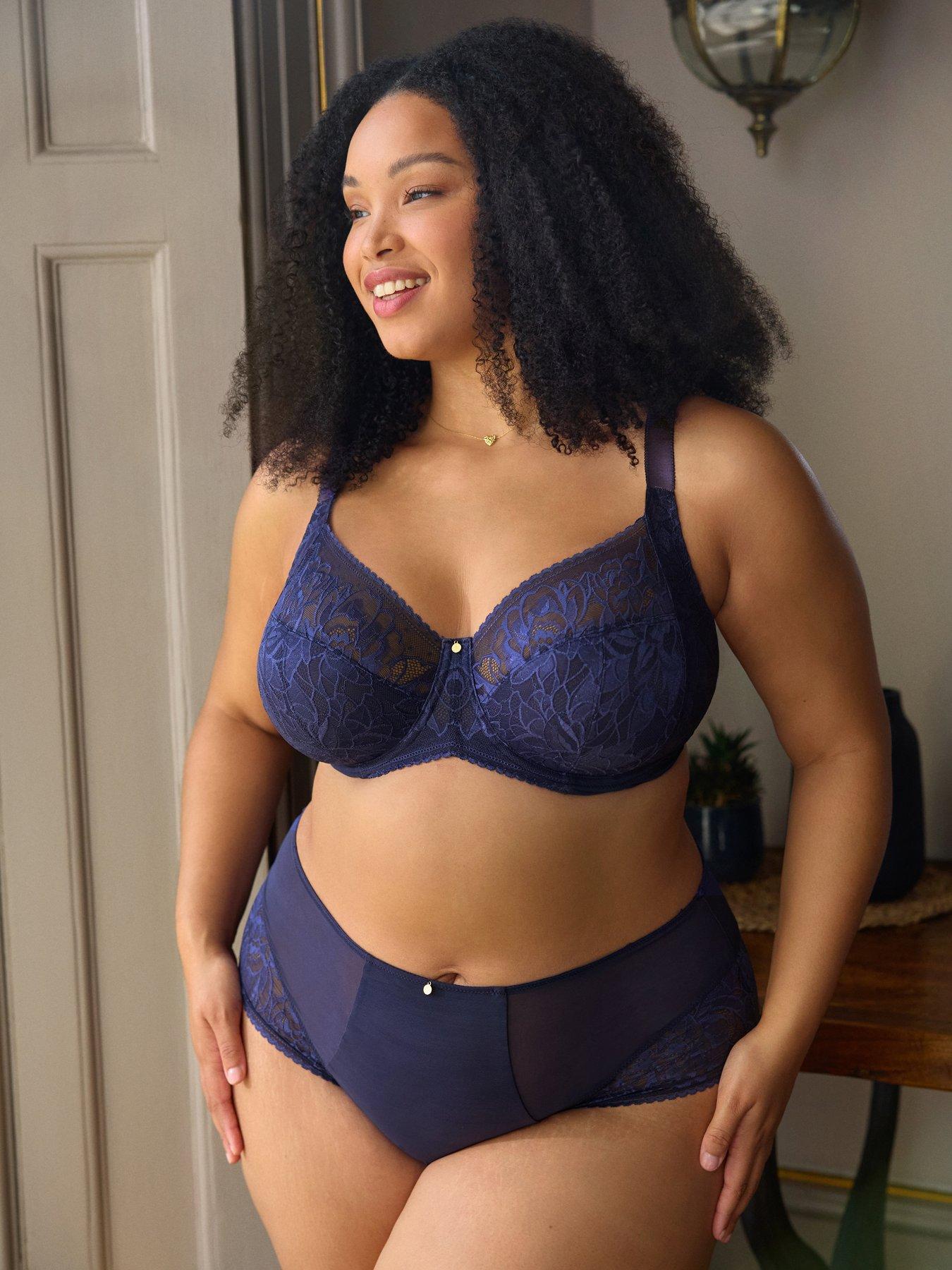 Image 5 of 5 of Sculptresse Dream Navy Full Cup Bra - Navy