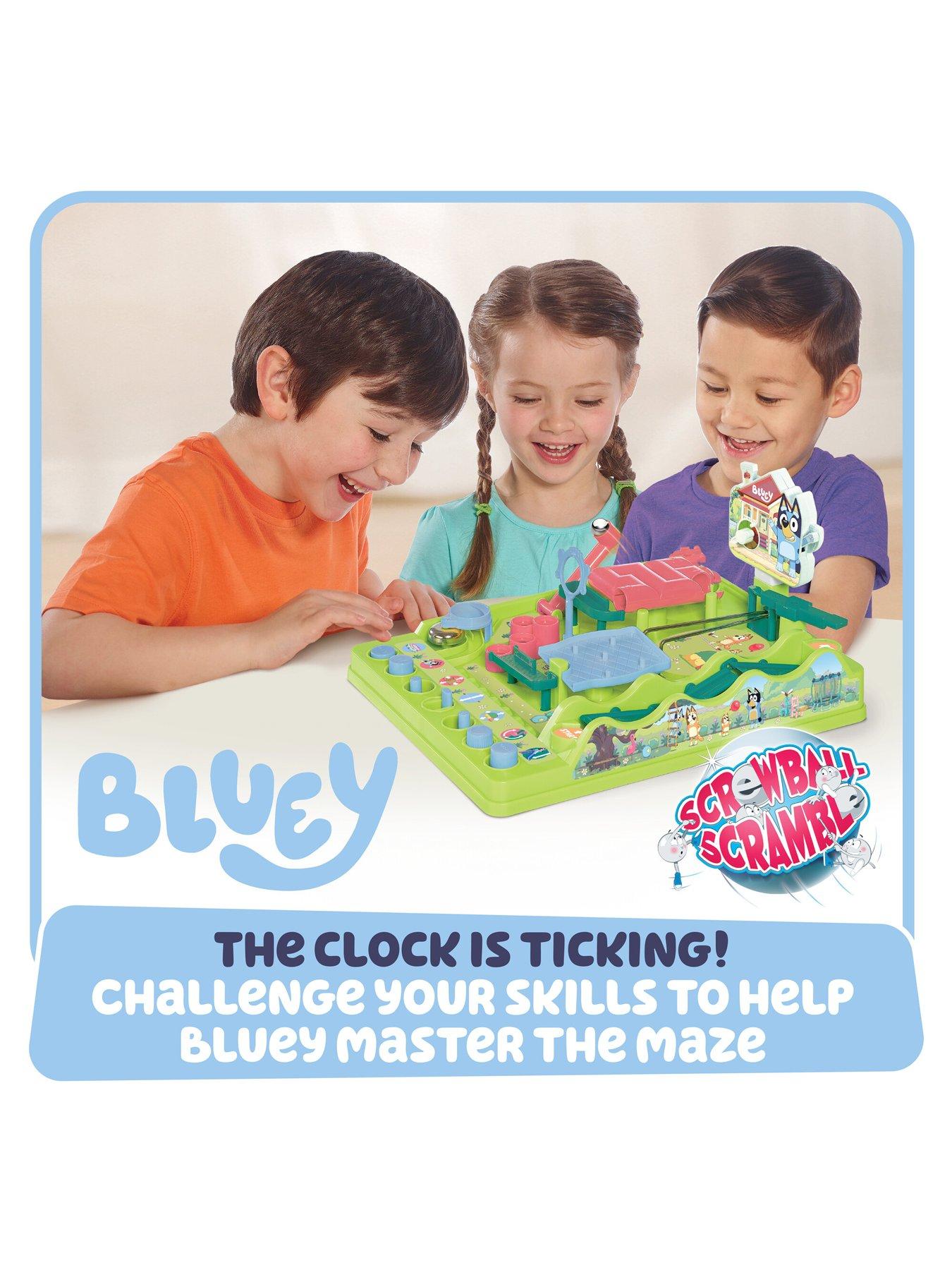  image of tomy-screwball-scramble-bluey-maze-game