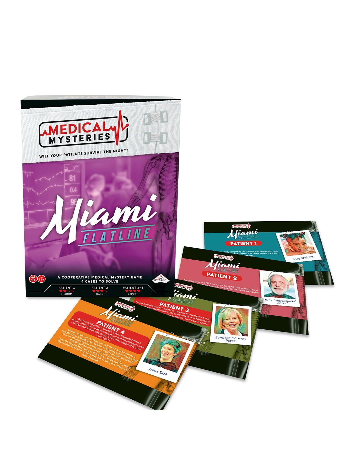 Image 1 of 7 of Tomy Medical Mysteries - Miami Flatline - Cooperative Investigation Game
