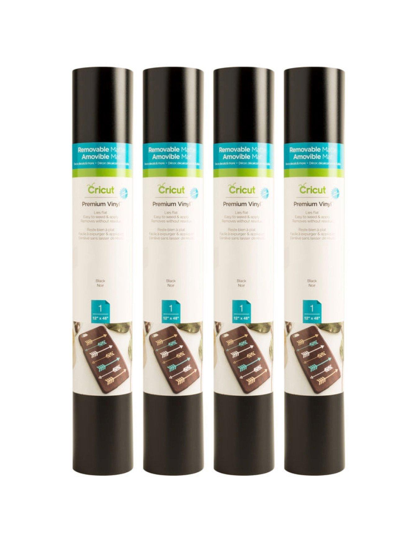 Cricut Removable Black Vinyl 4 Pack