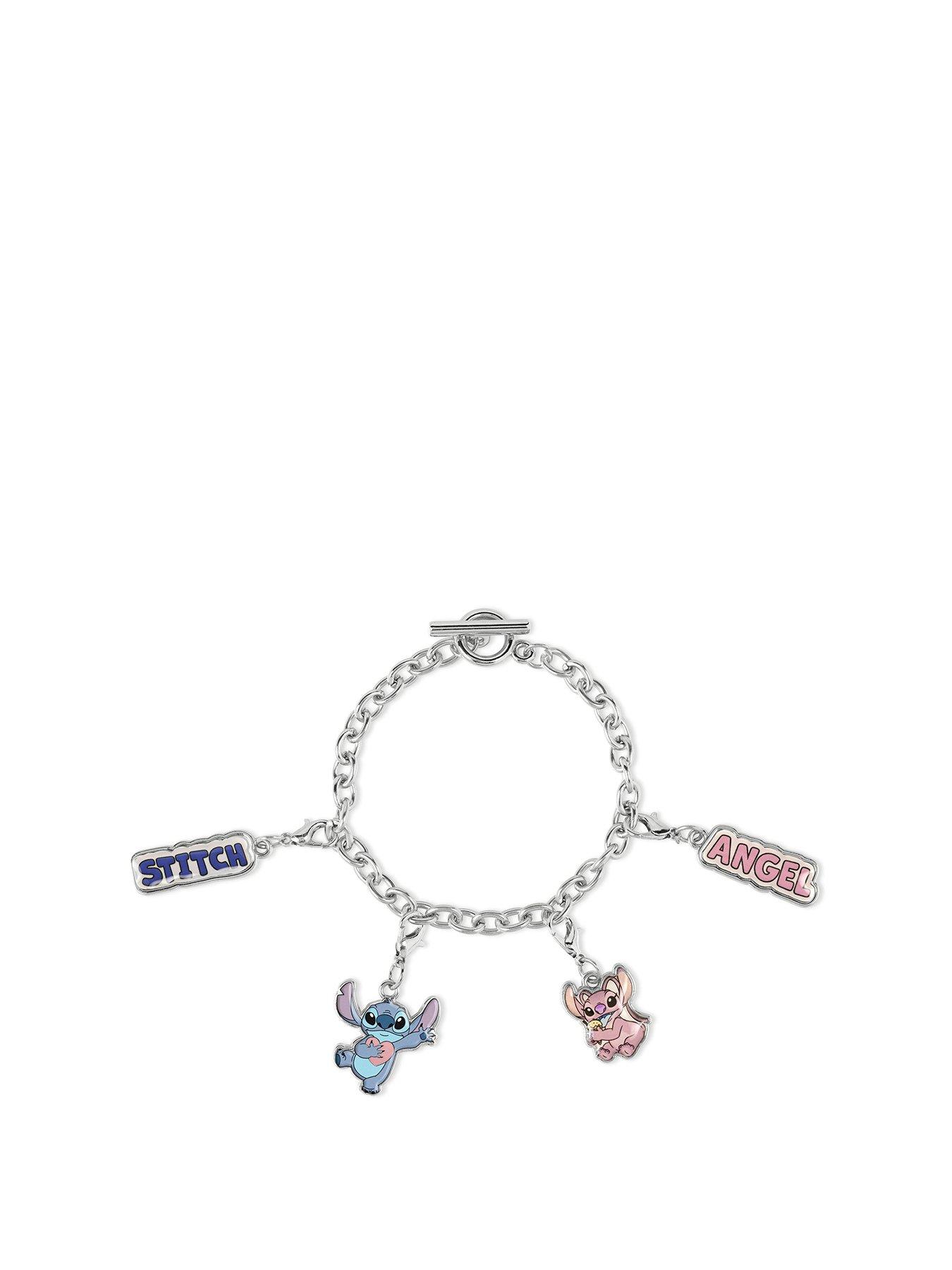 Disney Stitch Bracelet and Charms Set