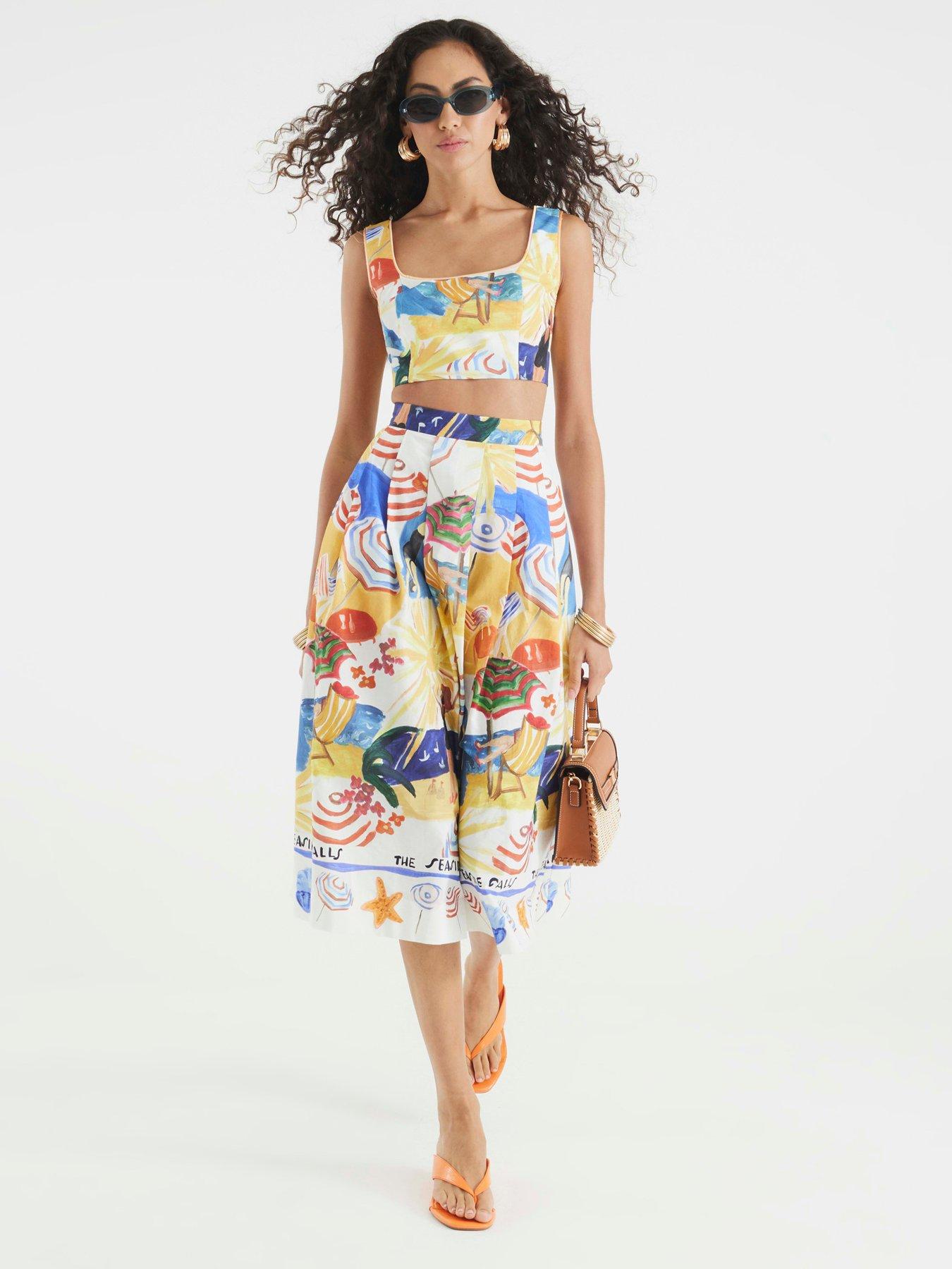 Image 2 of 4 of River Island Prom Skirt - Multi