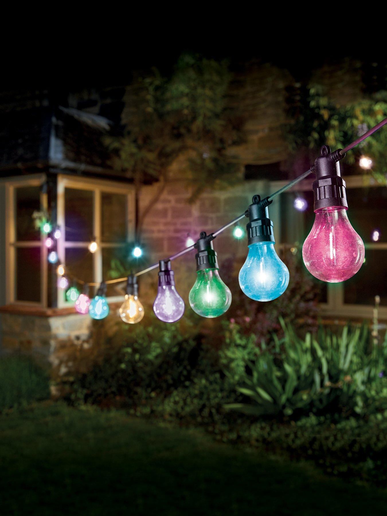 undefined Decor Festoon LV String Lights, Multi Coloured - Set of 20