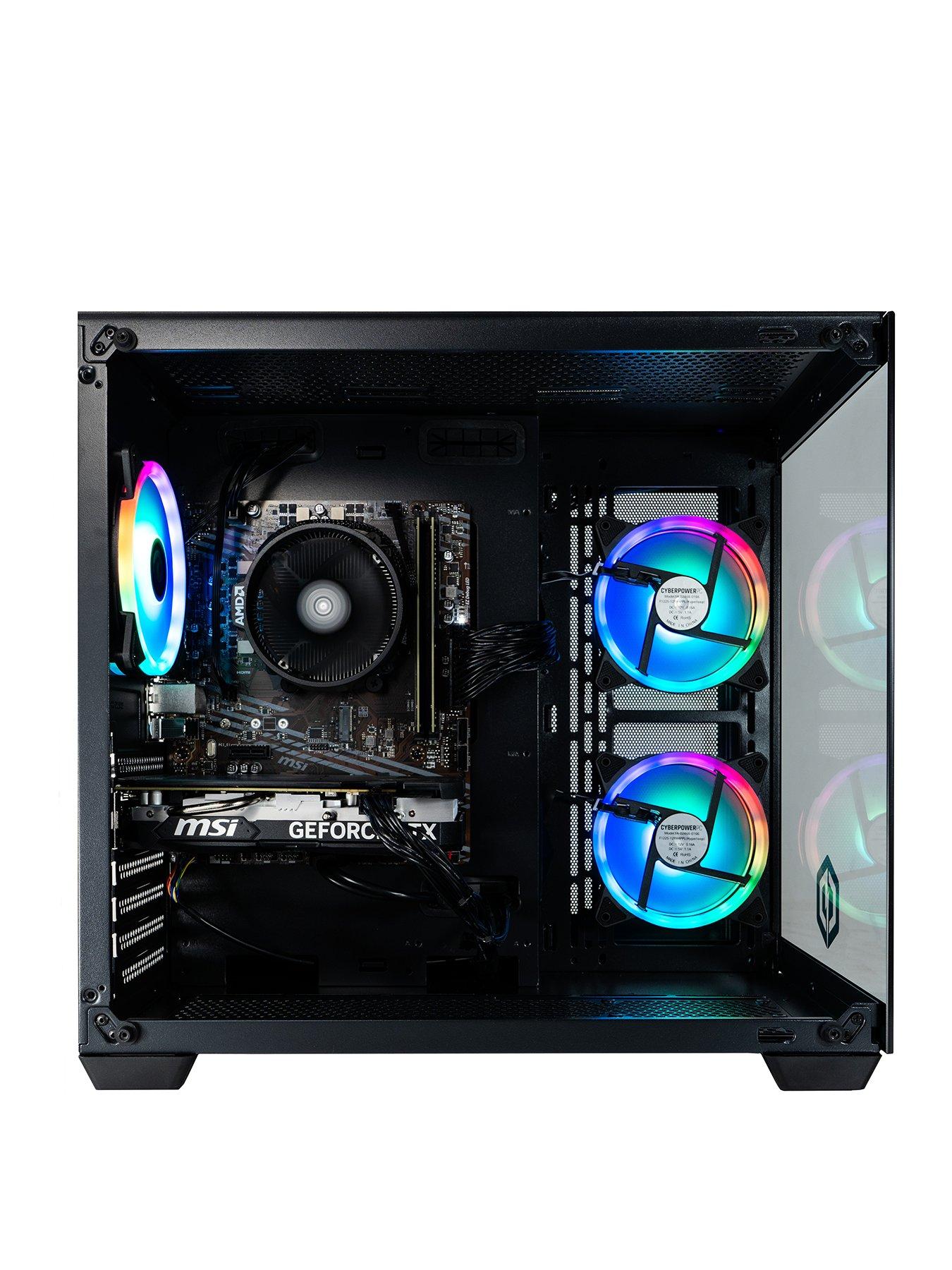 CyberPower PC Ark Gaming Desktop GeForce RTX 5060, AMD Ryzen