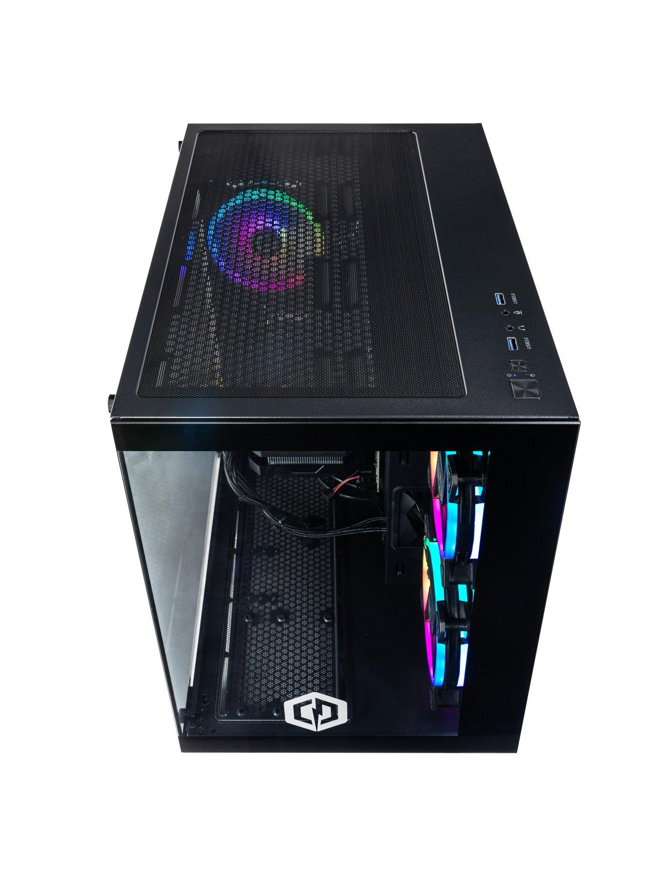  image of cyberpower-pc-arc-gaming-desktop-geforcenbsprtx-5060nbspintel-core-i5-14400fnbsp16gb-ramnbsp1tb-ssd-black