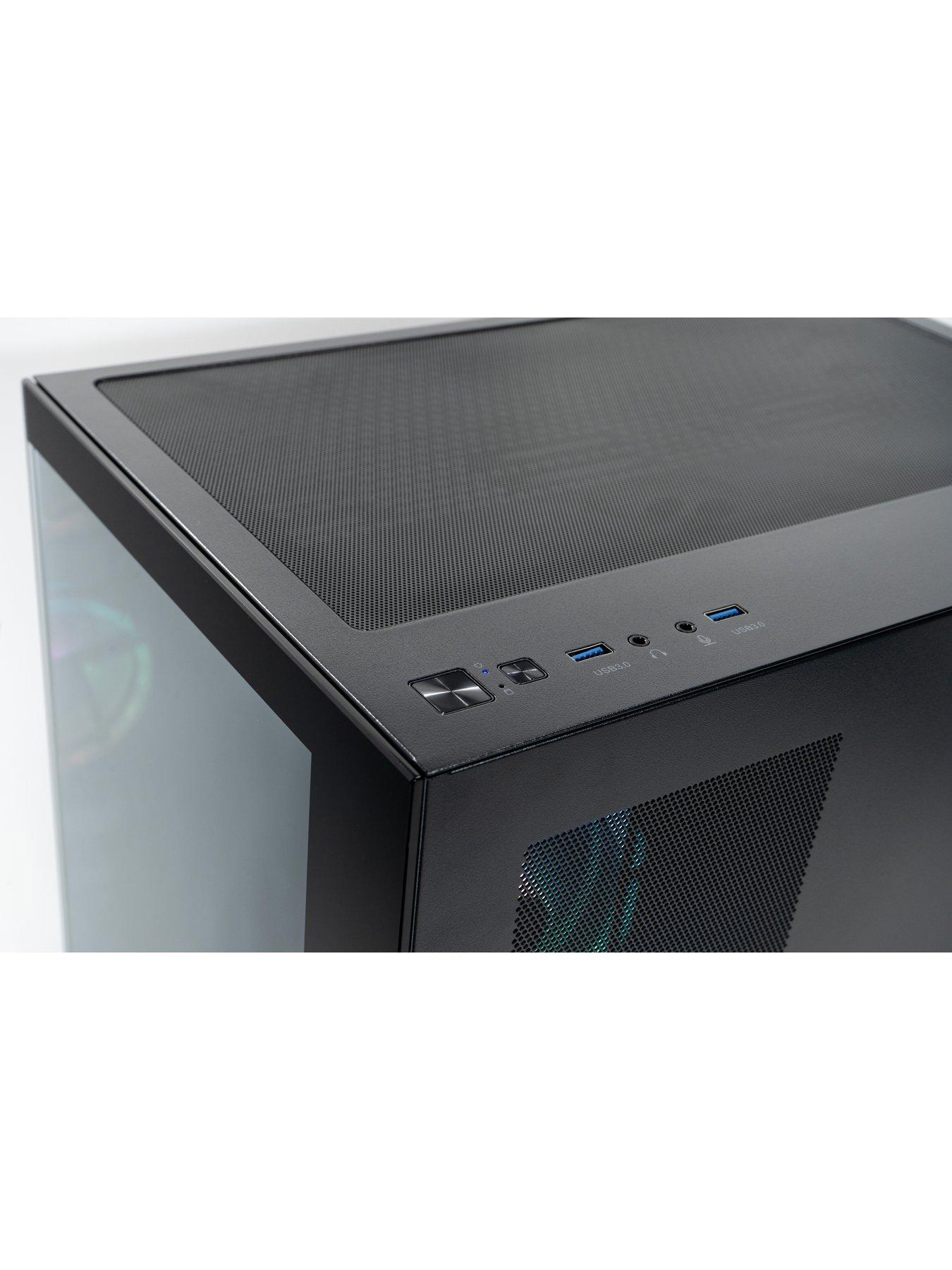  image of cyberpower-pc-arc-gaming-desktop-geforcenbsprtx-5060nbspintel-core-i5-14400fnbsp16gb-ramnbsp1tb-ssd-black