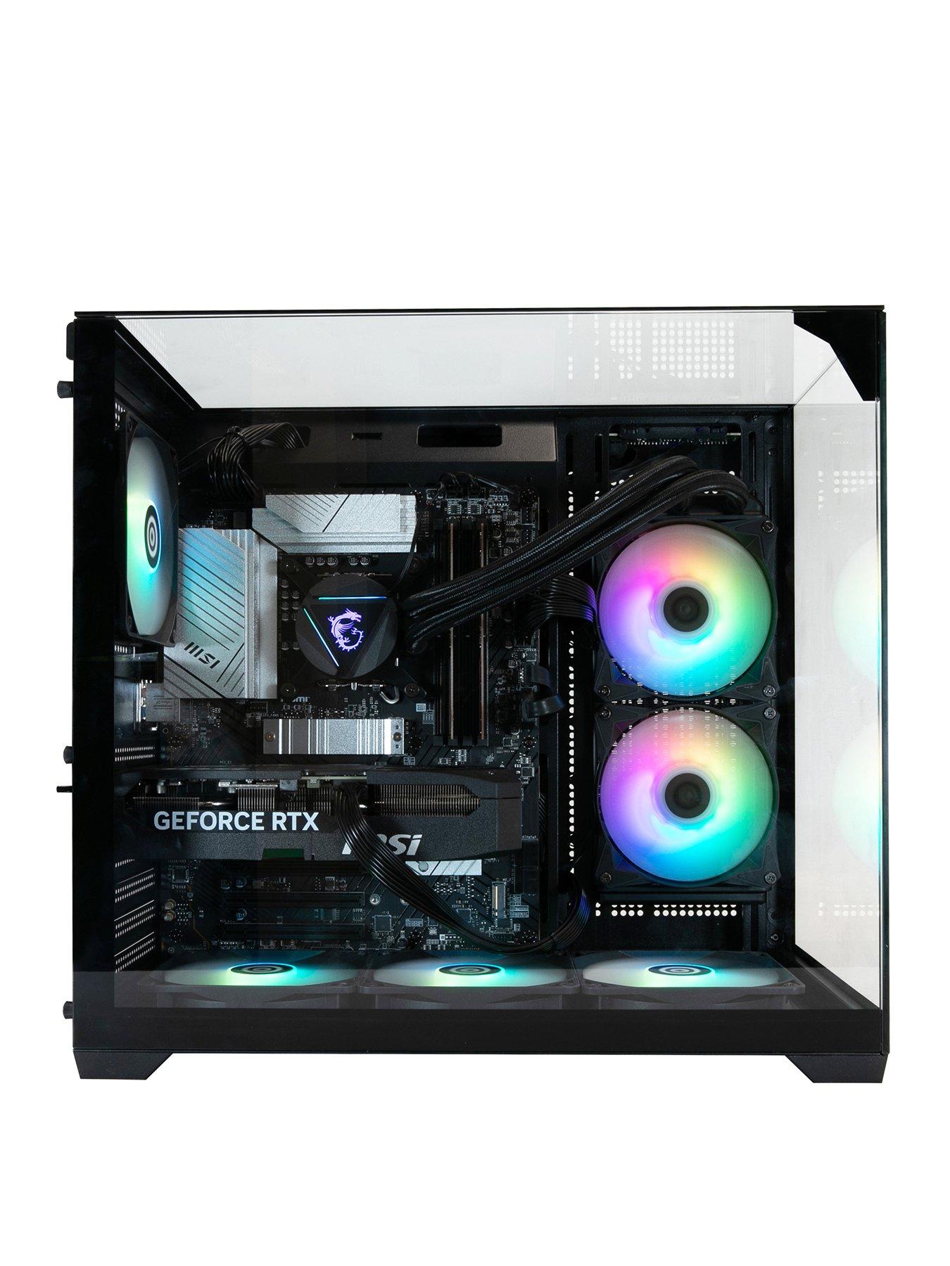 Image 3 of 7 of CyberPower PC ZEPHYR Gaming Desktop - GeForce RTX 5060 - AMD Ryzen 5 9600X - 16GB - 1TB - Black