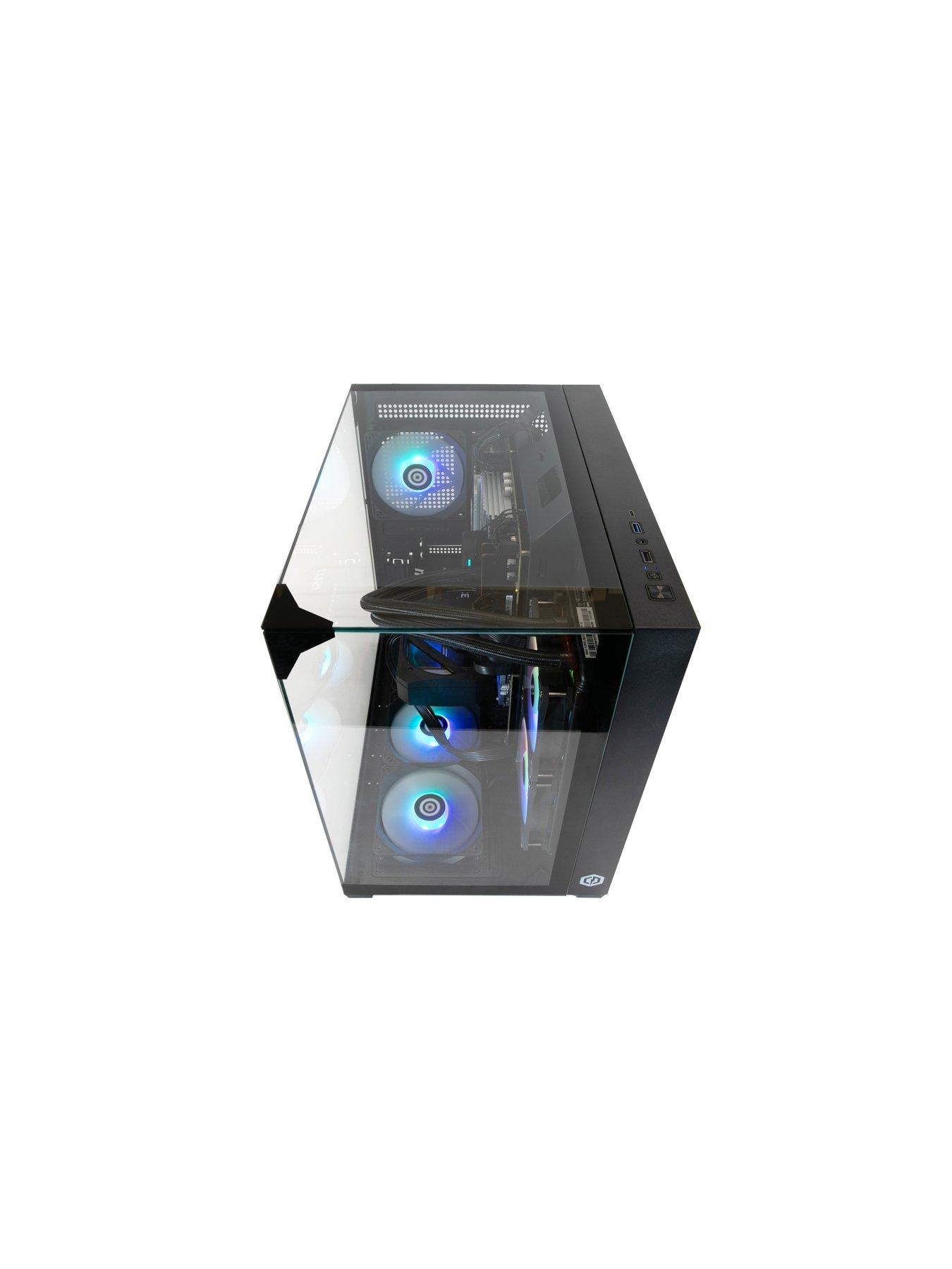 Image 5 of 7 of CyberPower PC ZEPHYR Gaming Desktop - GeForce RTX 5060 - AMD Ryzen 5 9600X - 16GB - 1TB - Black