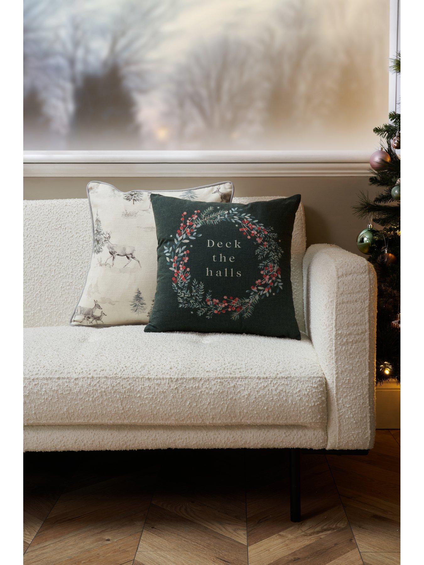 Image 6 of 6 of Very Home Deck The Halls Cushion