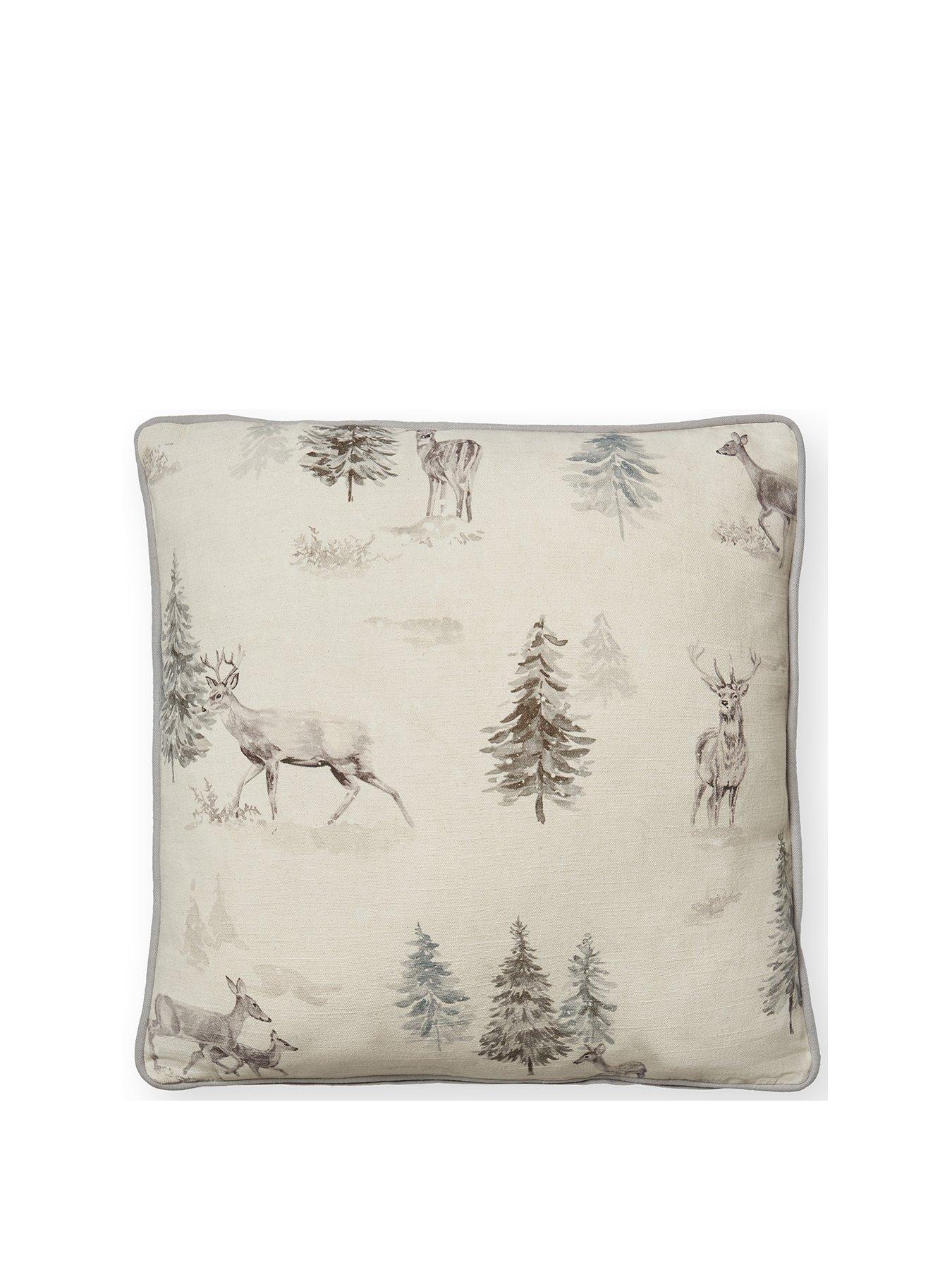 Image 2 of 6 of Very Home Stag Scene Cushion