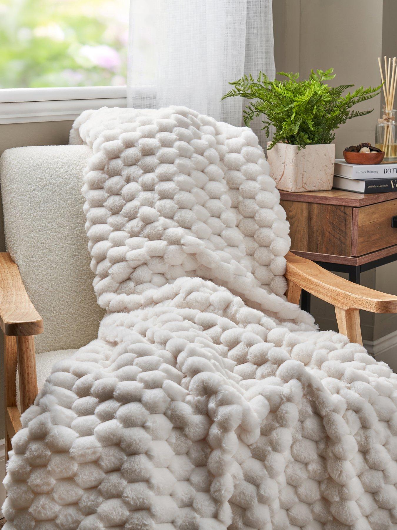 The Very Collection Tallada Faux Fur Throw