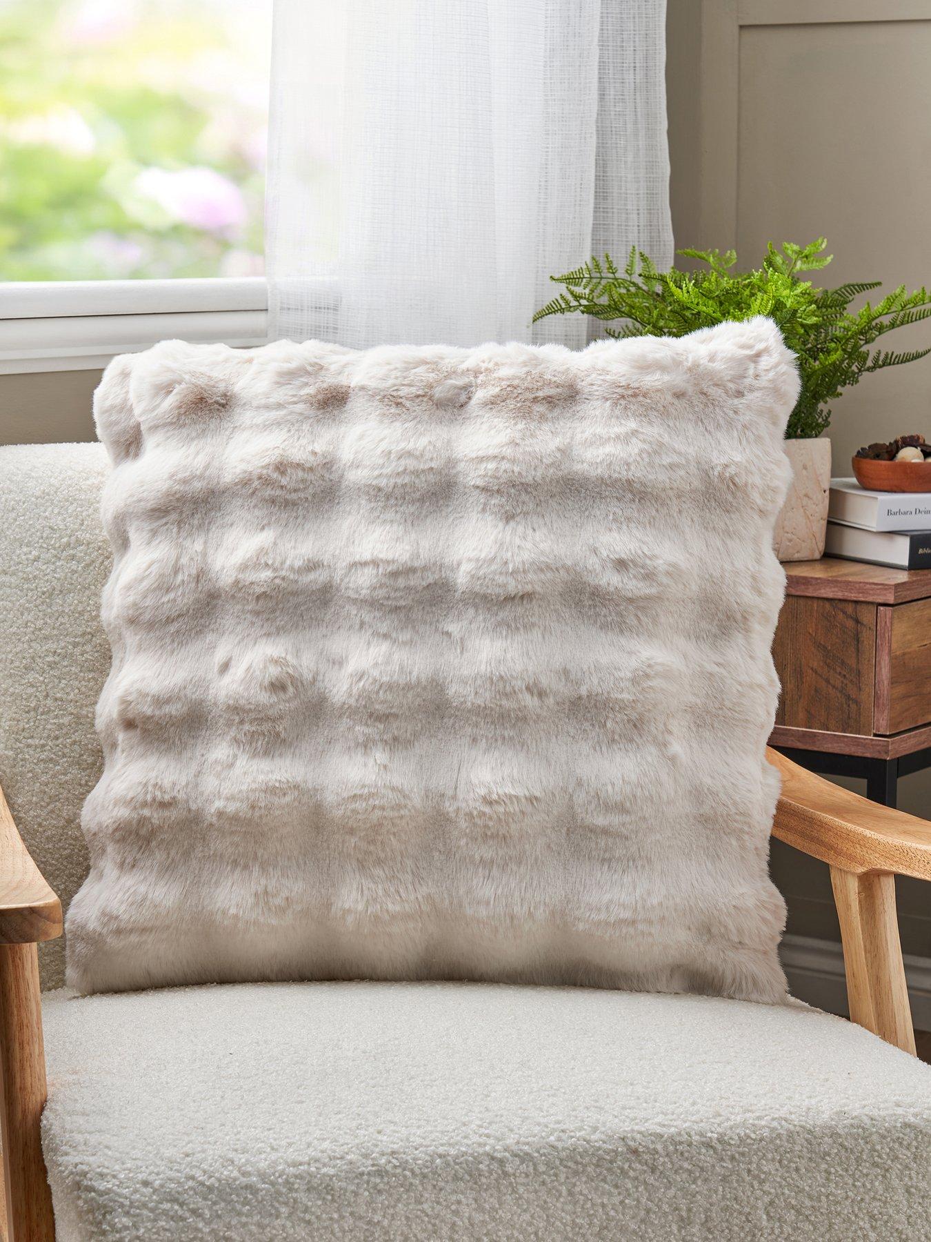 The Very Collection Tia Faux Fur Large Cushion