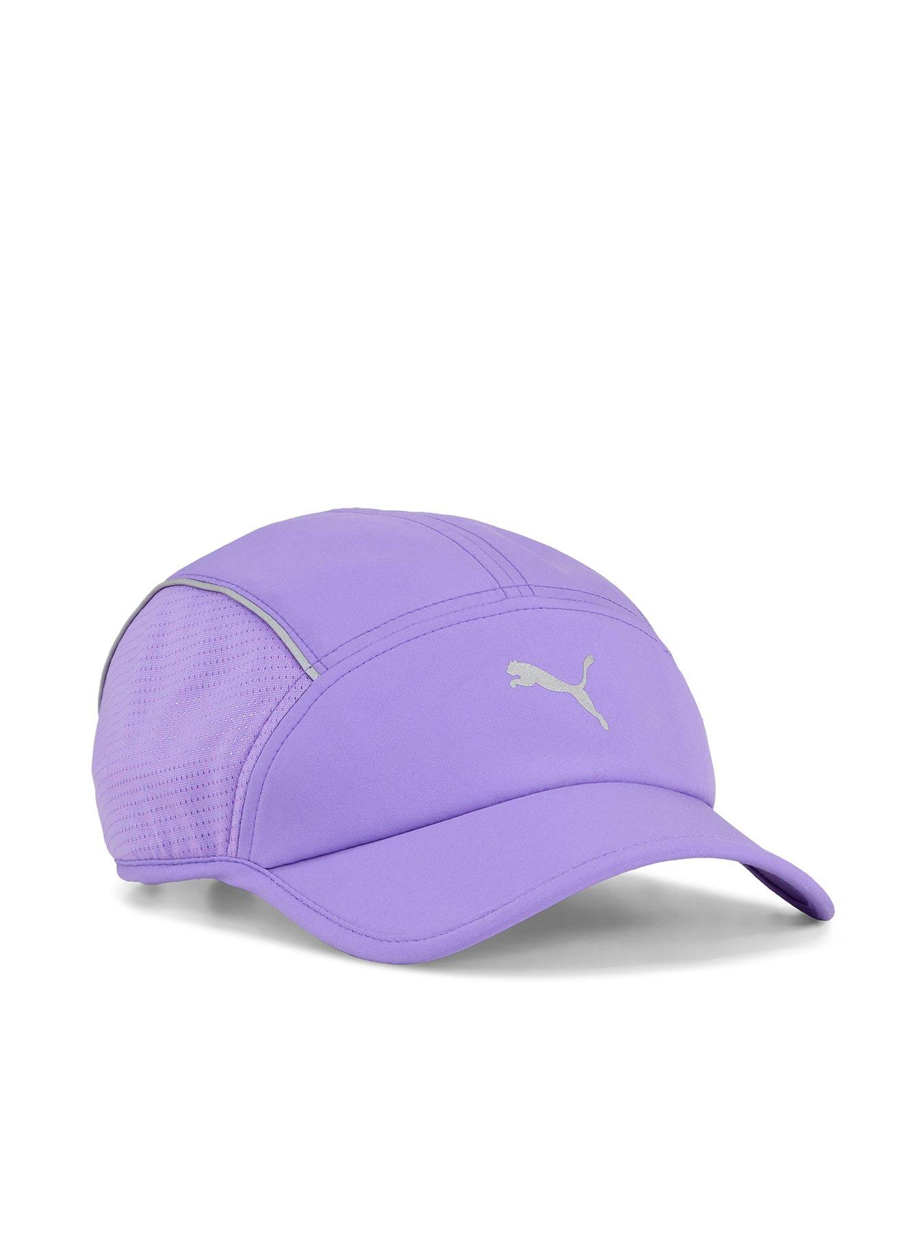 Puma Unisex Running Short Visor 5 Panel Cap - Purple