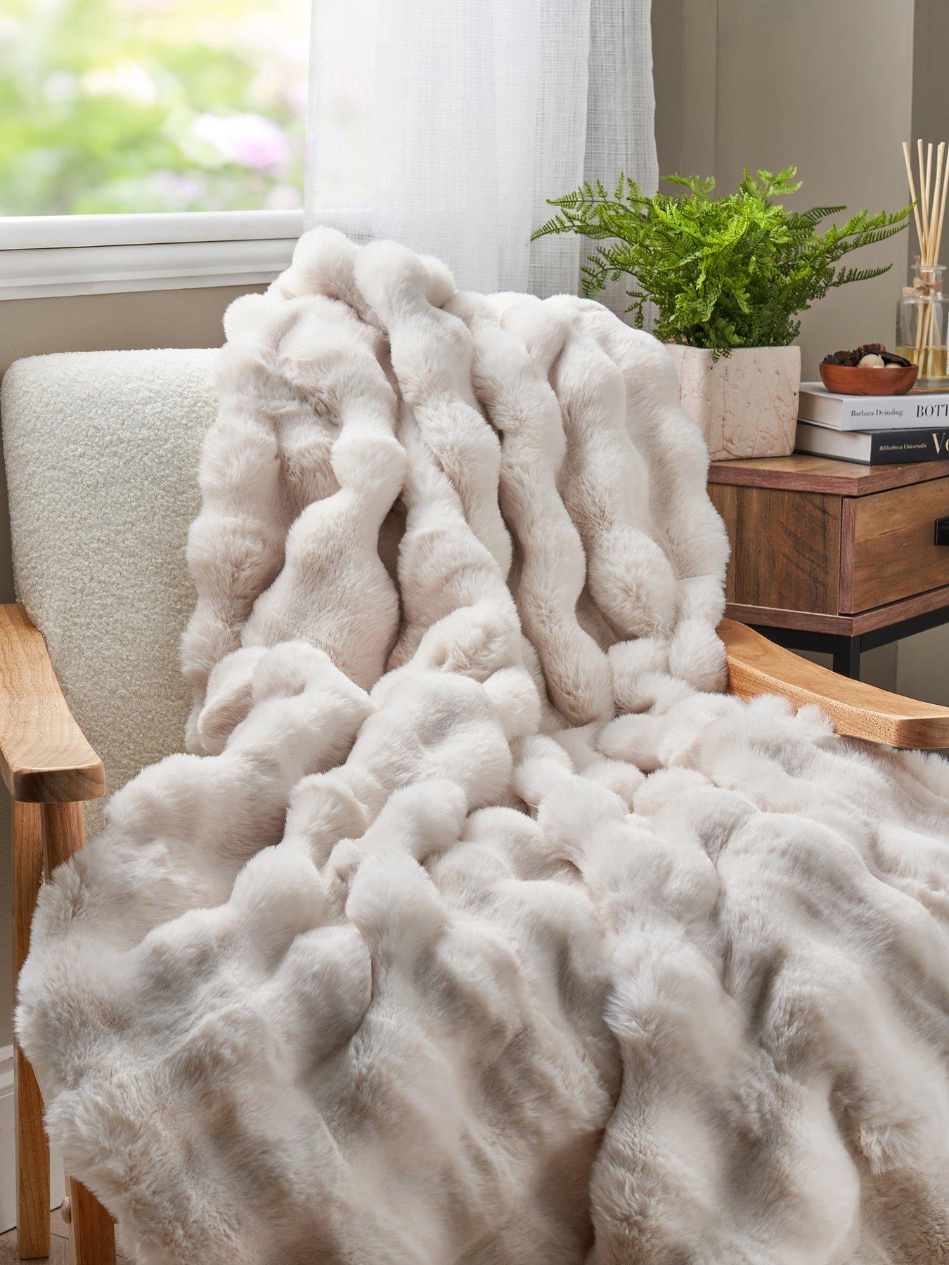 The Very Collection Tia Faux Fur Throw