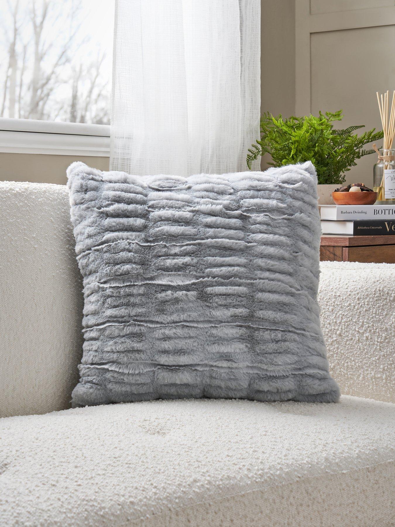 The Very Collection Nouveau Faux Fur Ruched Cushion