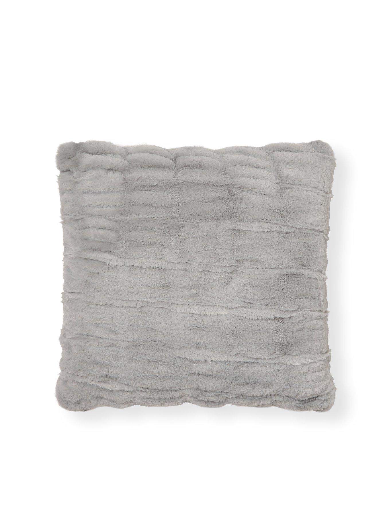 undefined Nouveau Faux Fur Ruched Cushion