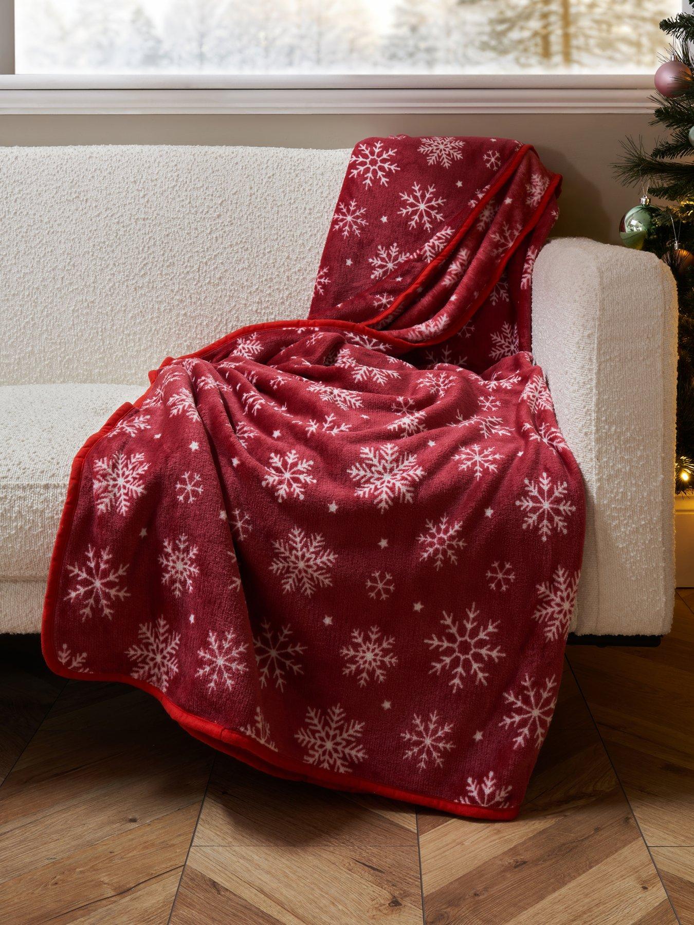 undefined Christmas Snow Flake Throw