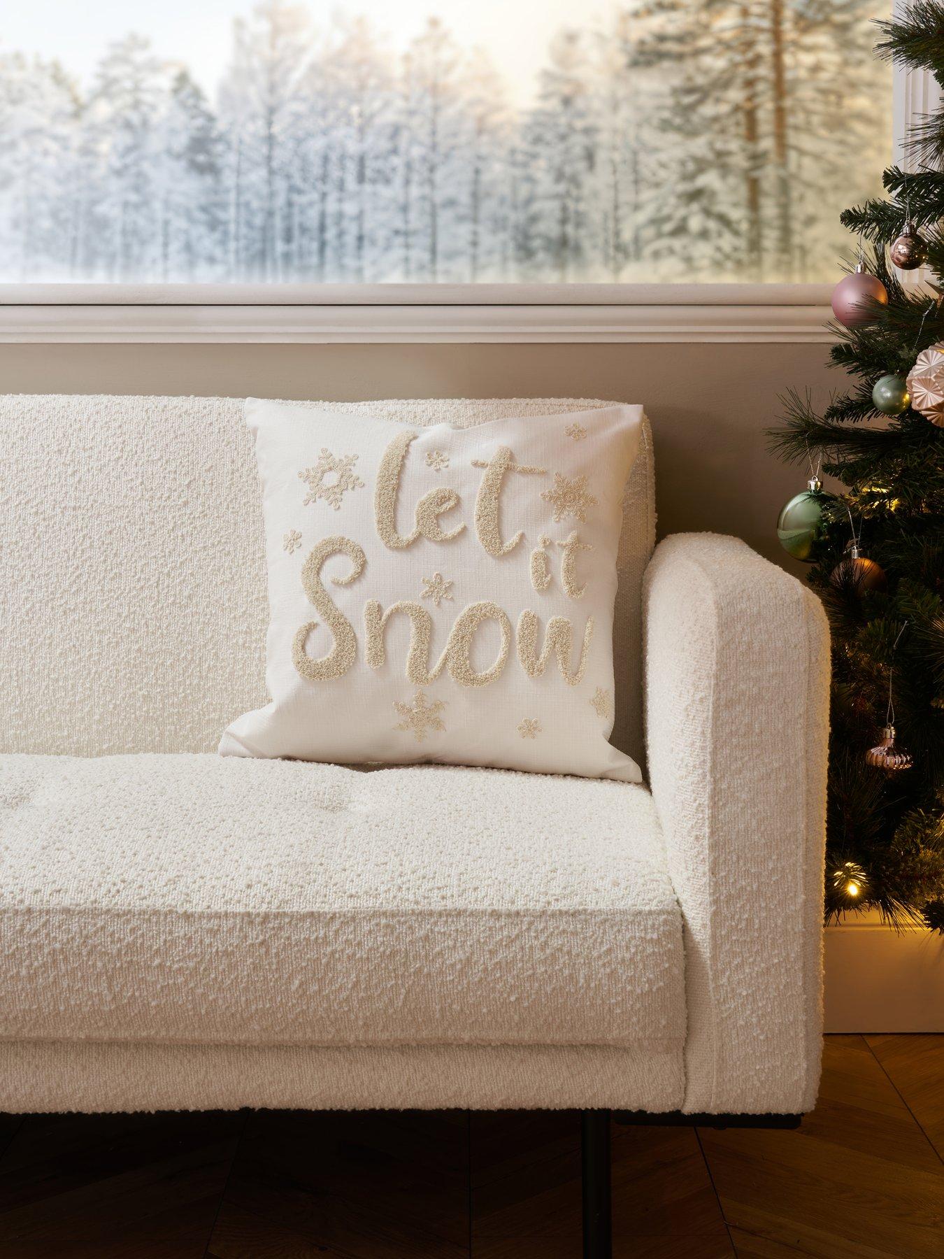 undefined Christmas Let It Snow Cushion