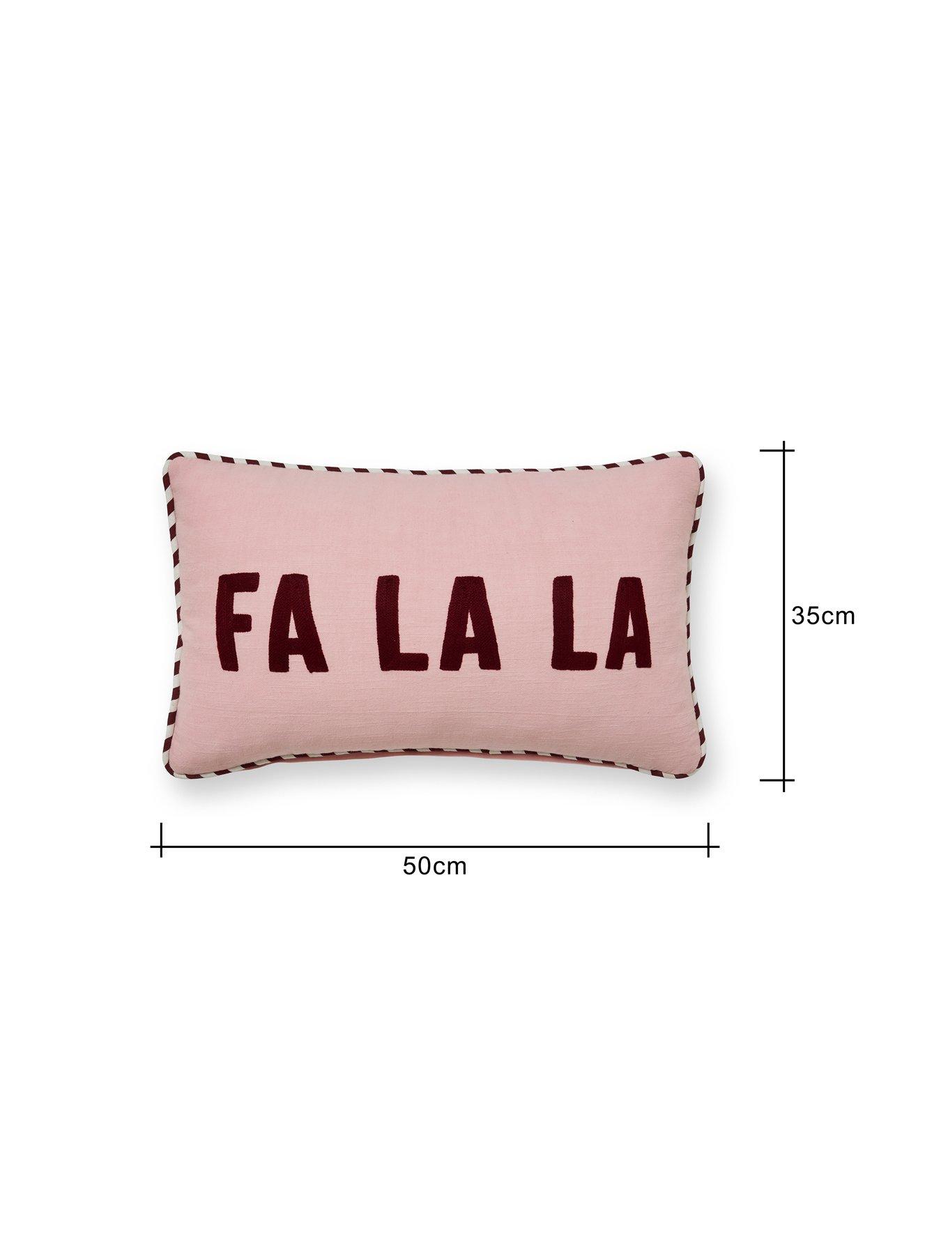 Image 5 of 5 of Very Home Fa La La Cushion