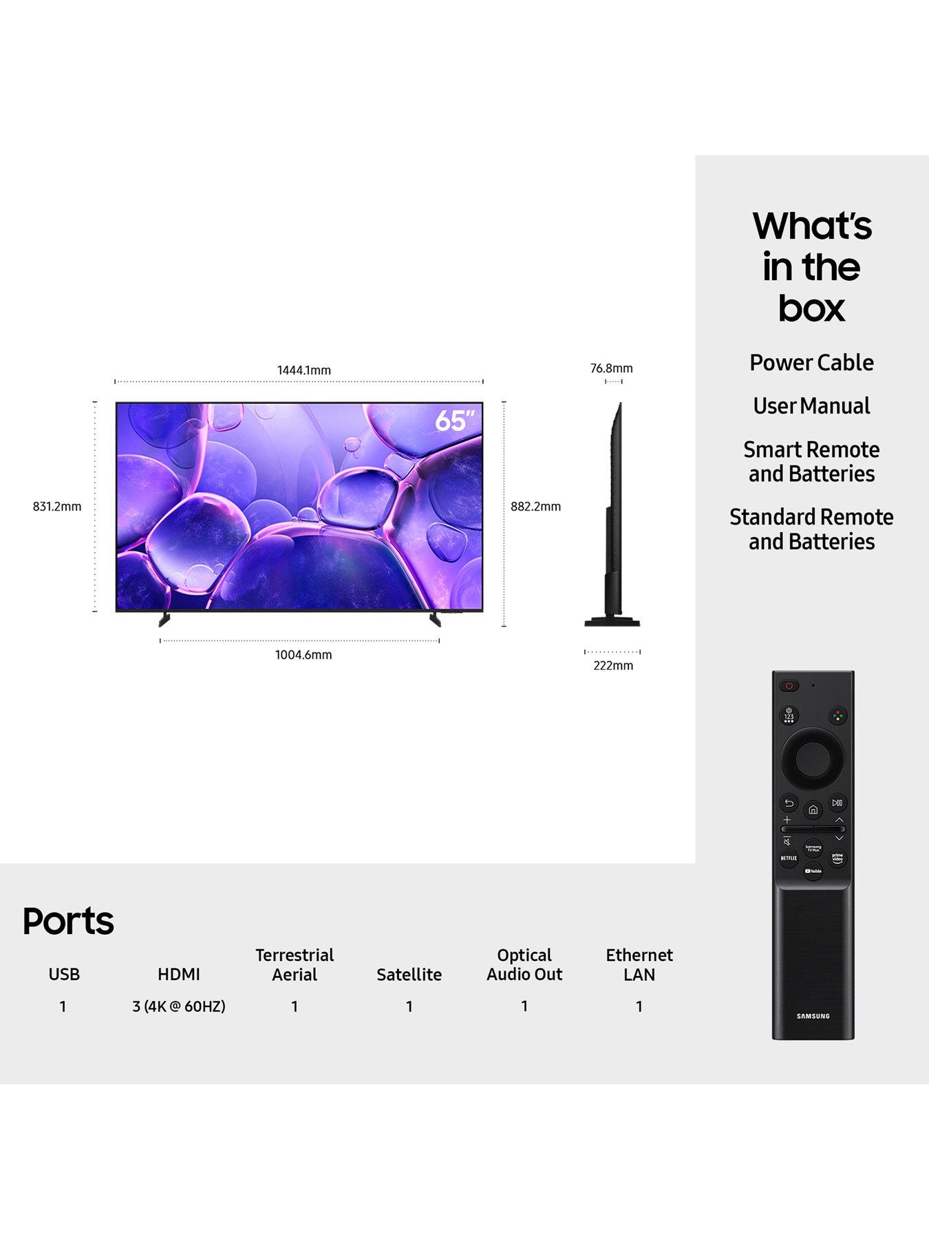 Image 7 of 8 of Samsung U8000F, 65" , CRYSTAL UHD 4K, Smart TV - UE65U8000