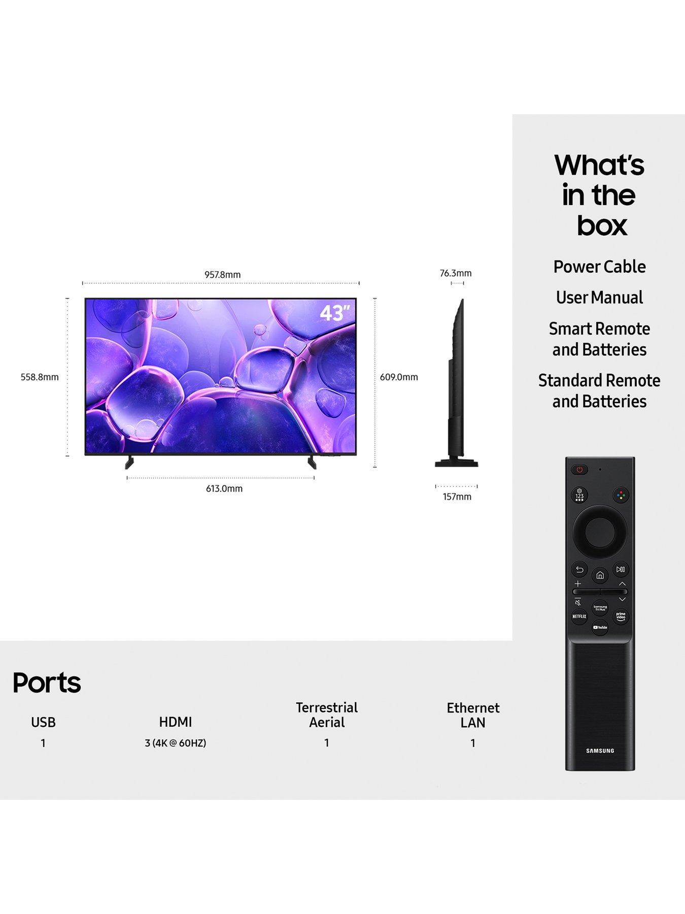 Image 7 of 8 of Samsung U8000F 43-inch&nbsp;Crystal UHD 4K Smart TV - UE43U8000
