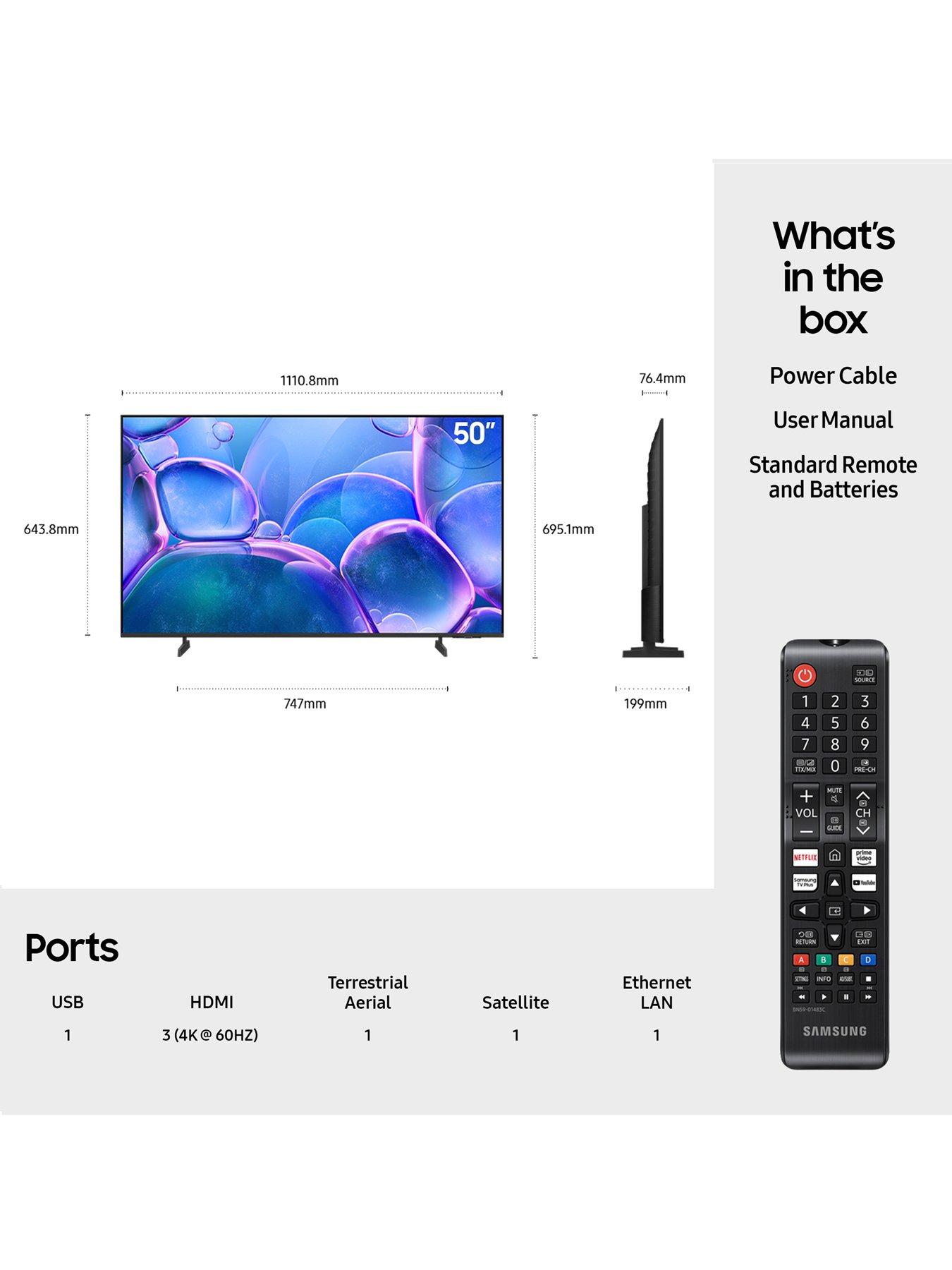 Image 7 of 8 of Samsung U7000F 50-inch&nbsp;Crystal UHD 4K Smart TV - UE50U7000