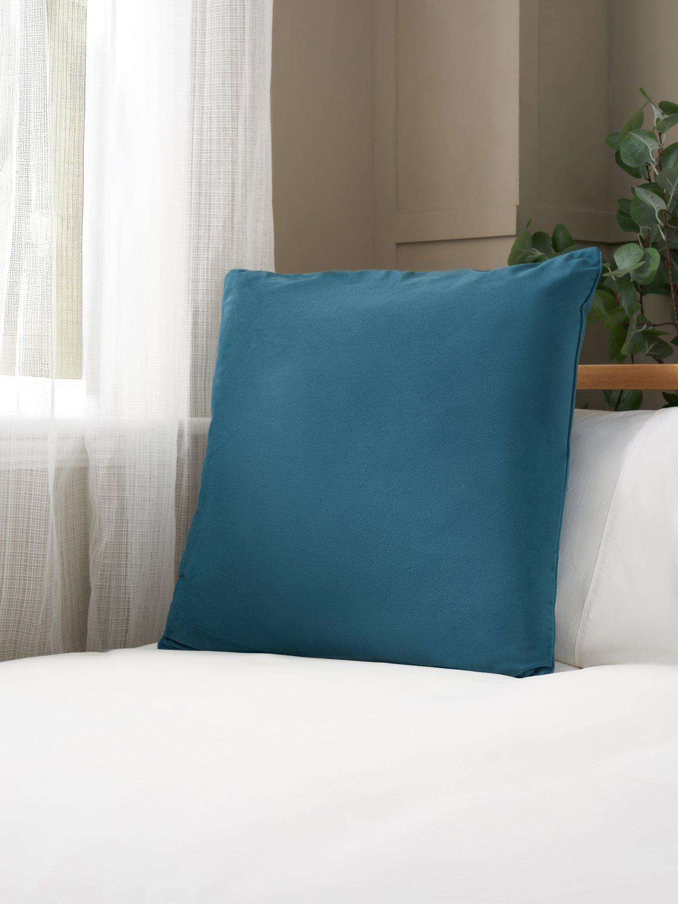 The Very Collection Large Piped Velour Cushion