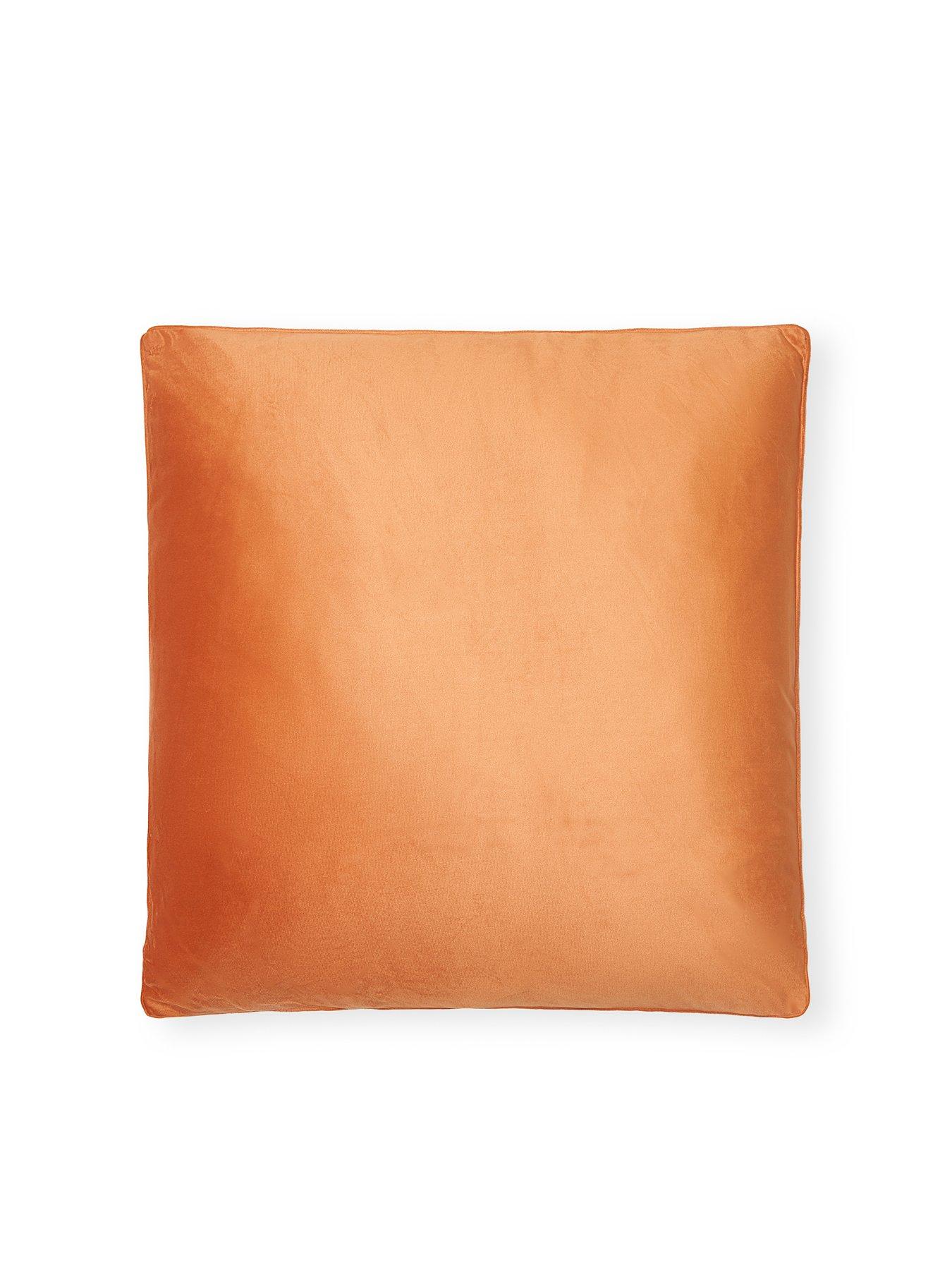 undefined Large Piped Velour Cushion