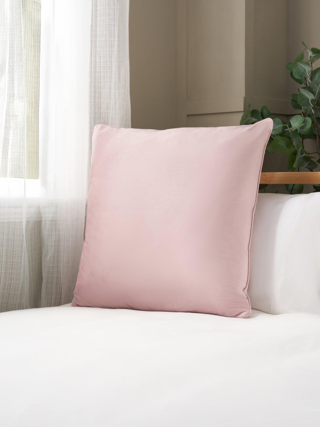 The Very Collection Large Piped Velour Cushion