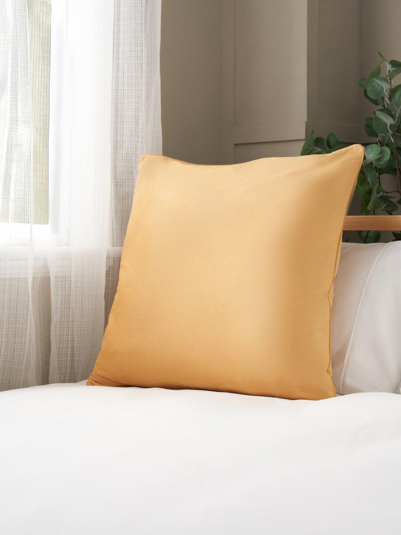 The Very Collection Large Piped Velour Cushion
