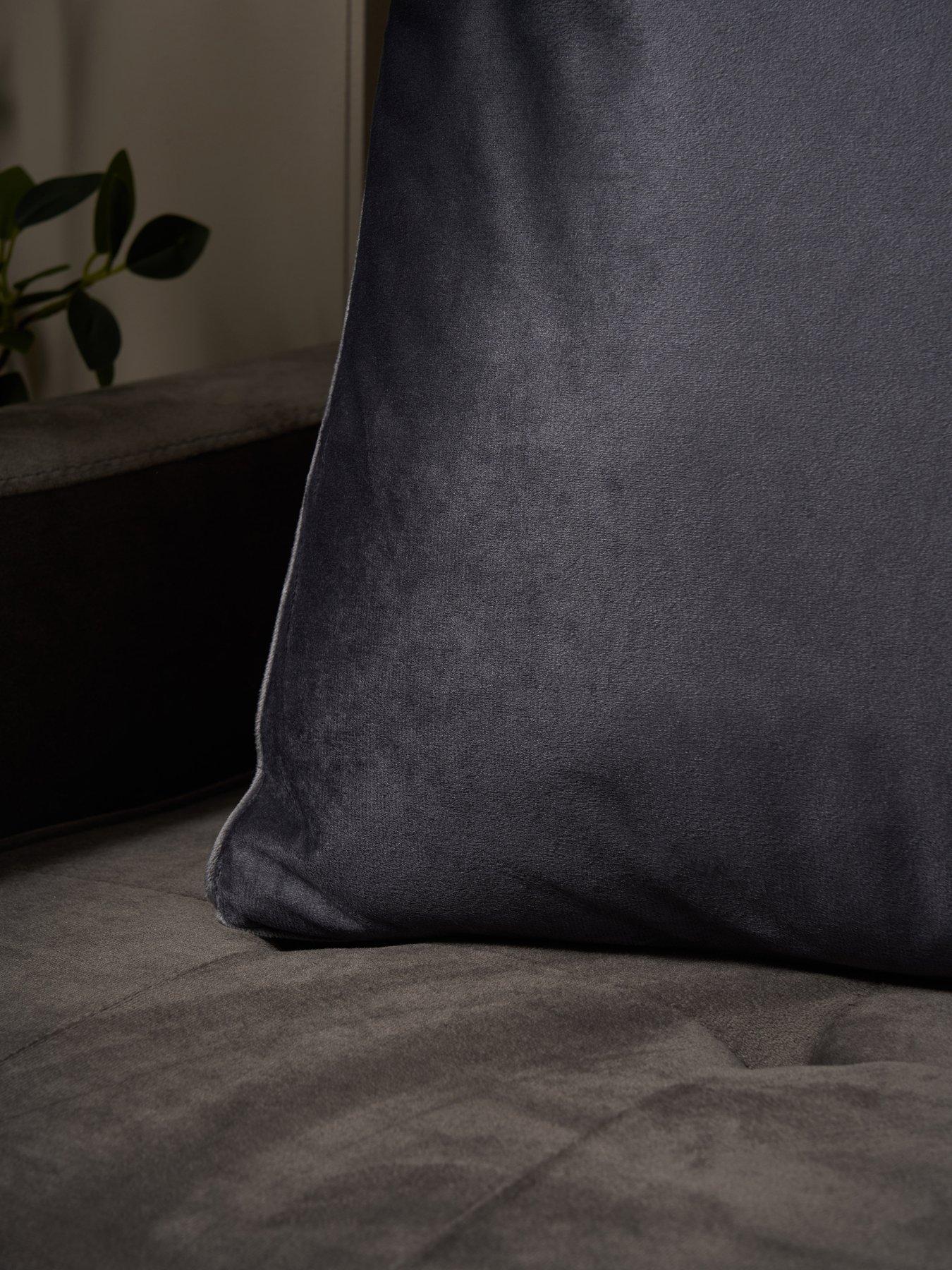 Image 3 of 5 of Very Home Large Piped Velour Cushion