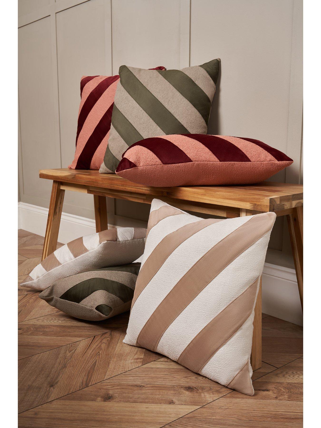  image of the-very-collection-candy-stripe-cushion