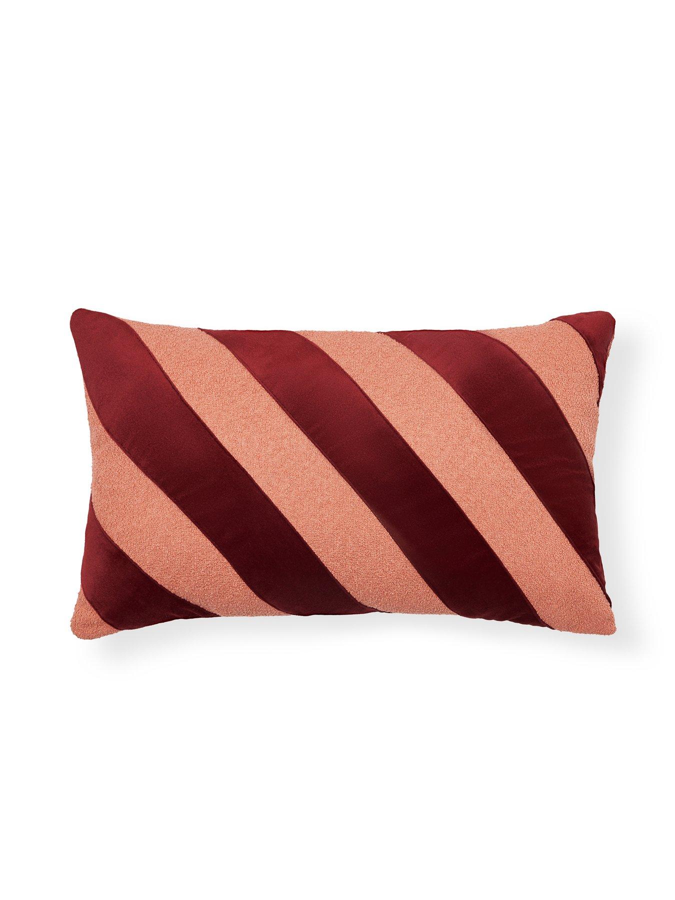 undefined Candy Stripe Bolster Cushion