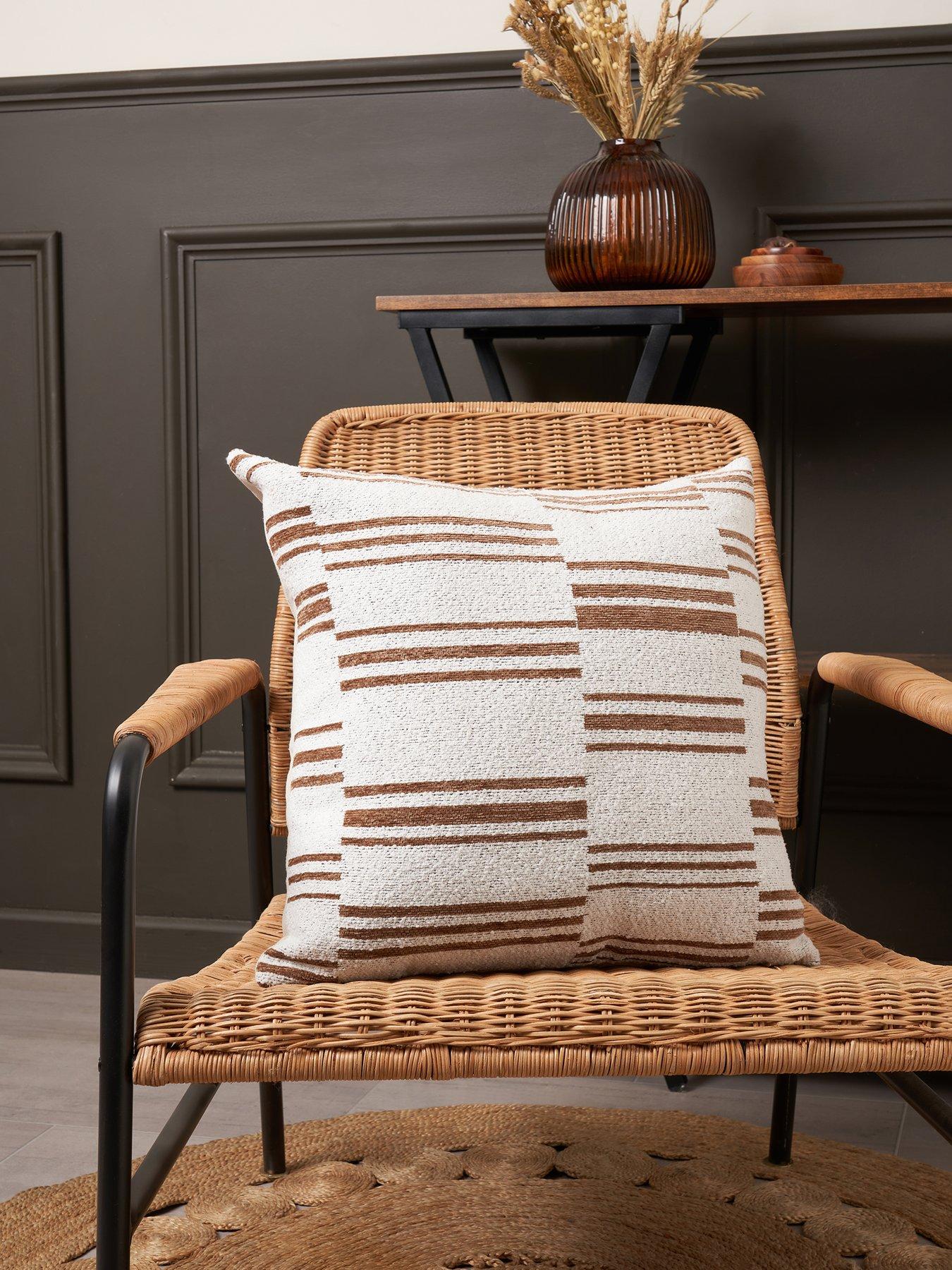 The Very Collection Chenille Blocks Cushion