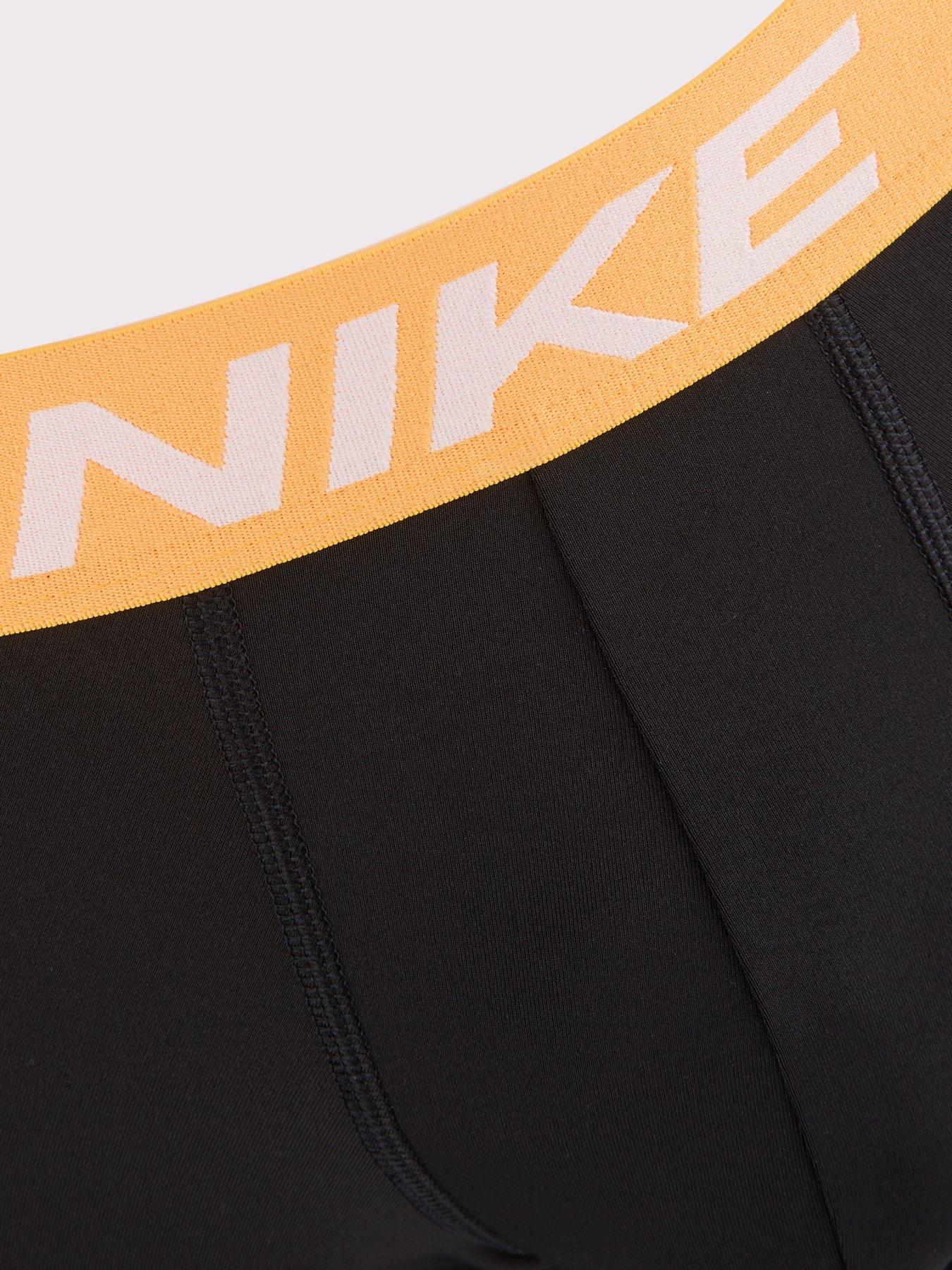  image of nike-cotton-stretch-3-pack-trunks-black