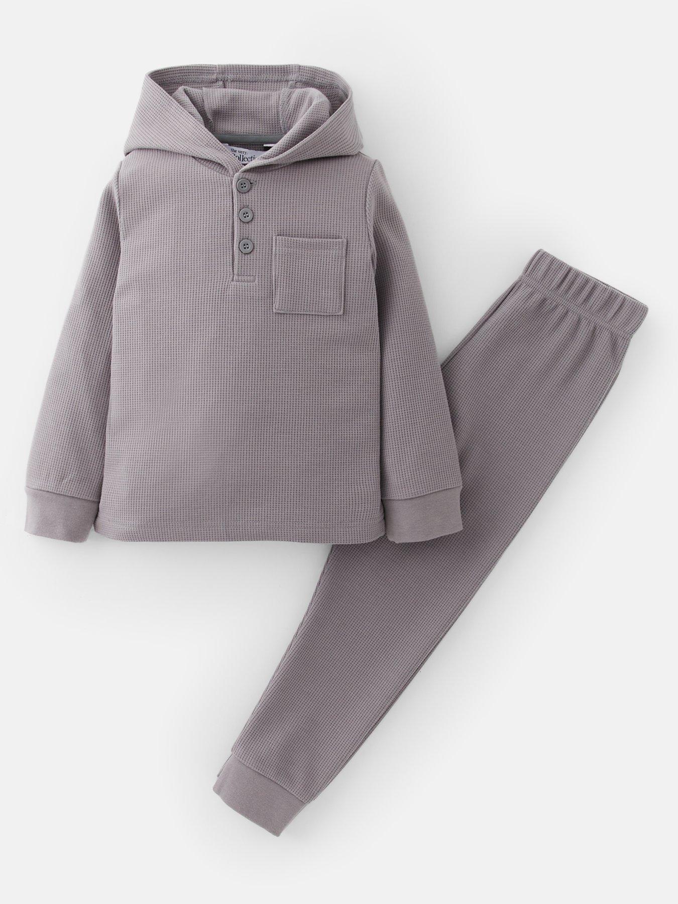 the-very-collection-single-waffle-pyjamas-grey