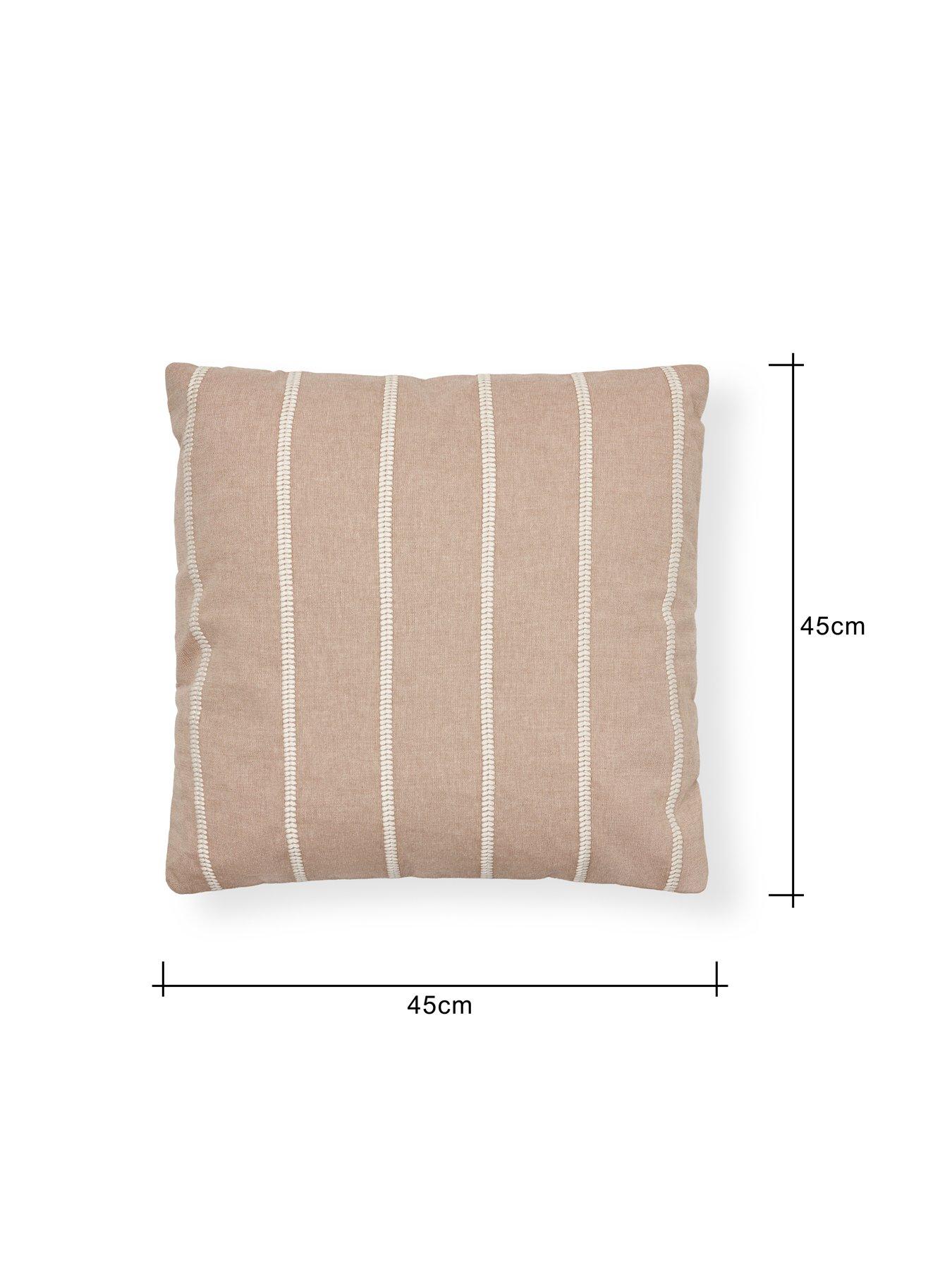  image of the-very-collection-cottage-stripe-cushion