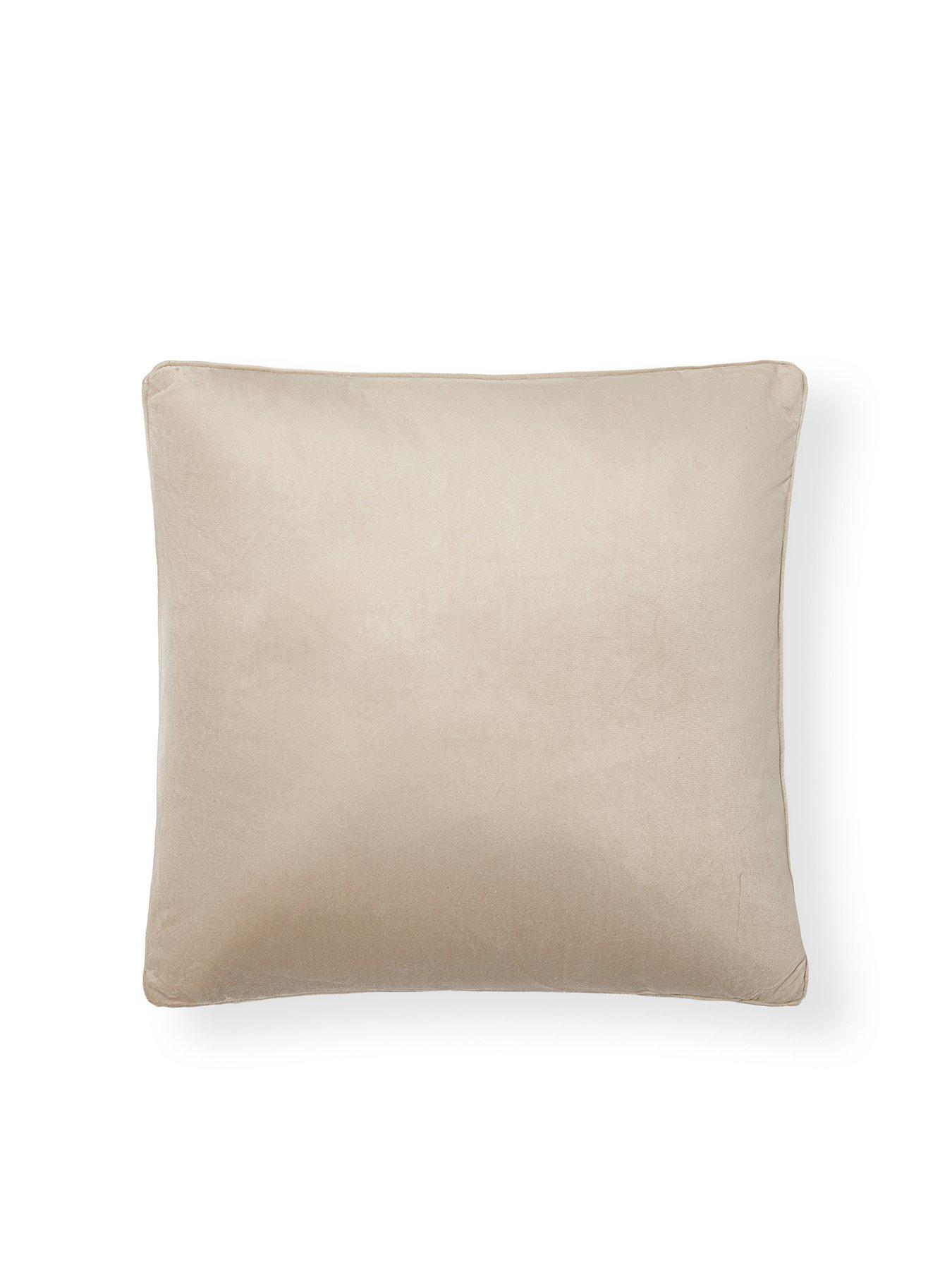 undefined Piped Velour Cushion