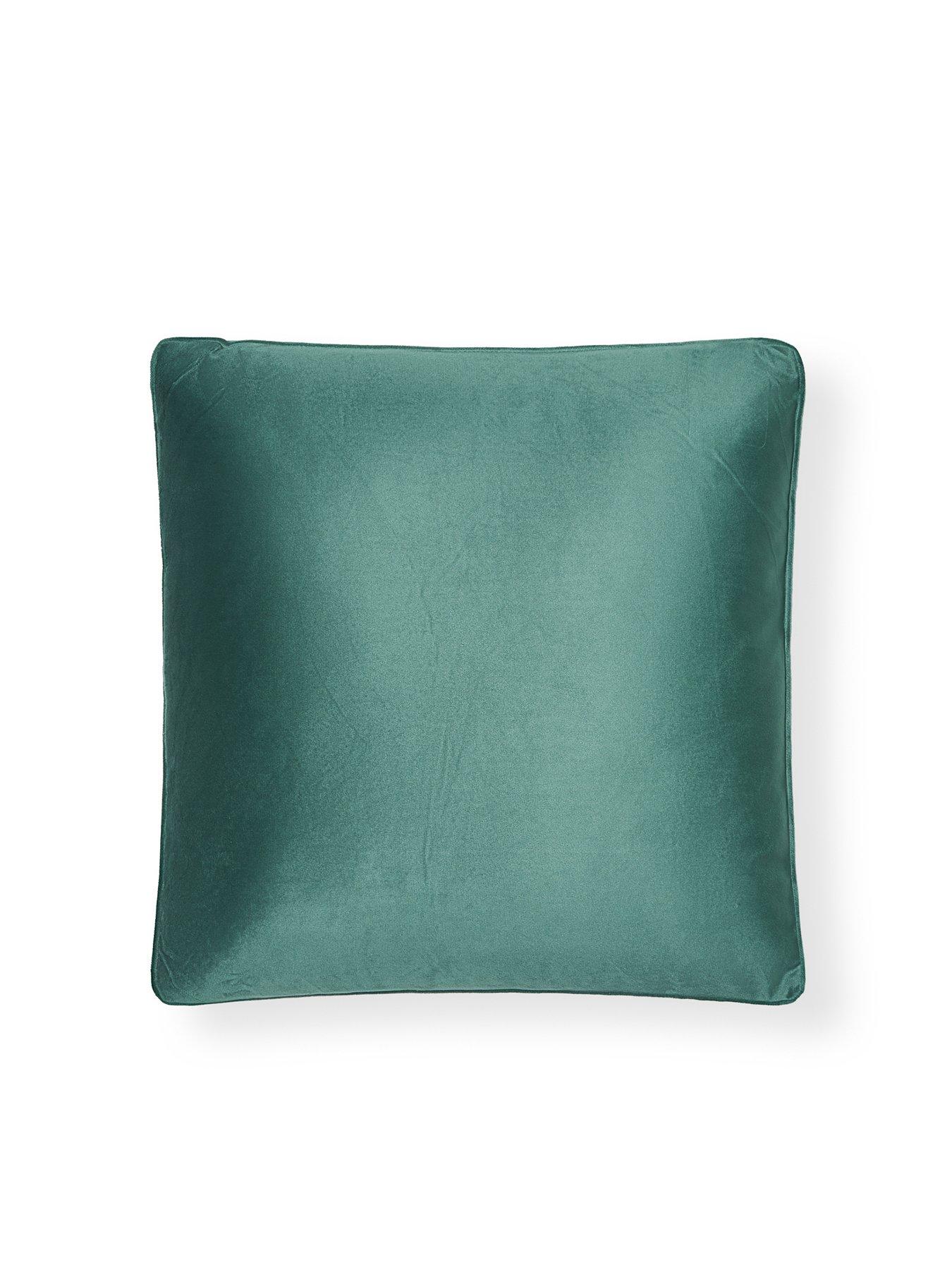 undefined Piped Velour Cushion