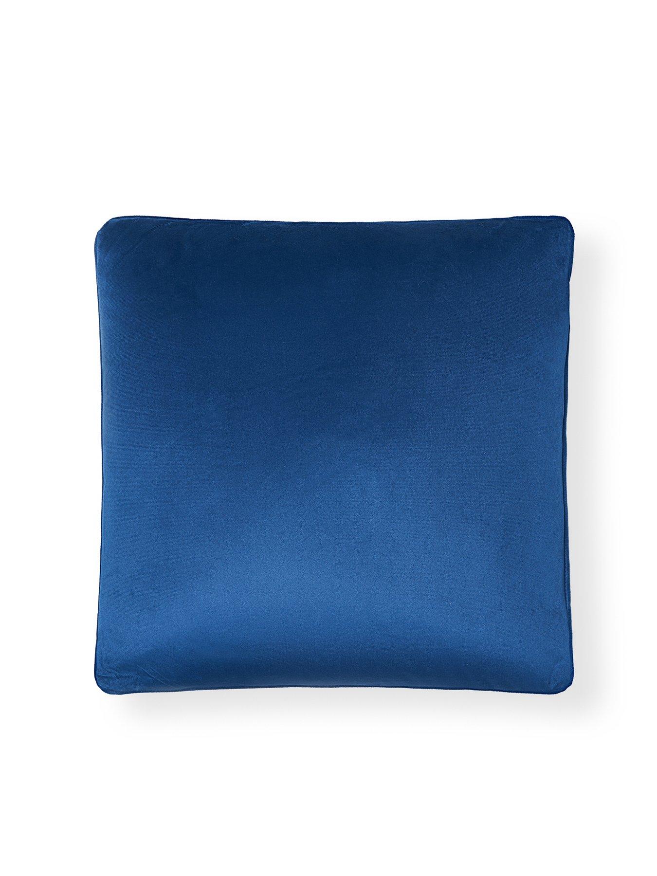 undefined Piped Velour Cushion