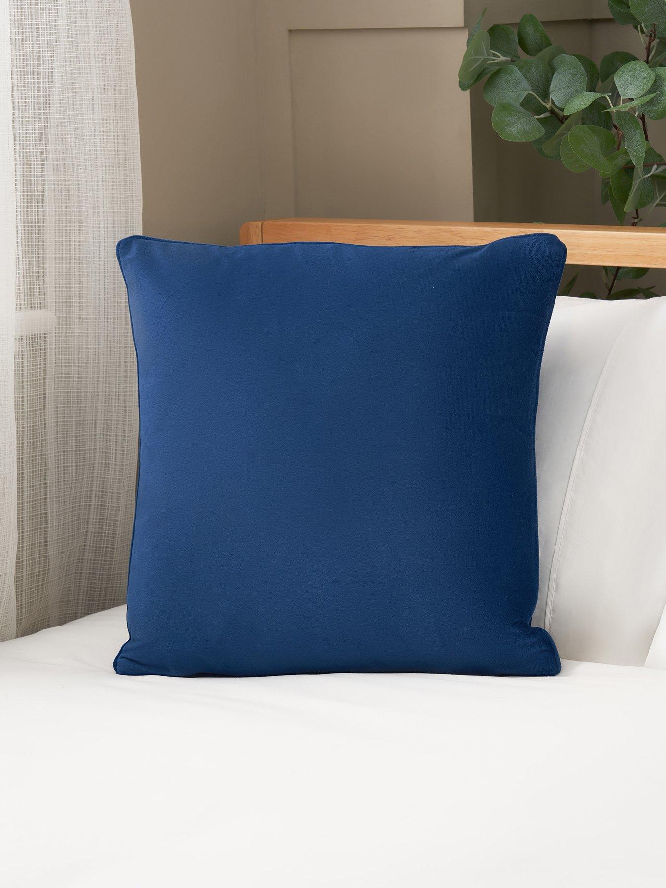The Very Collection Piped Velour Cushion