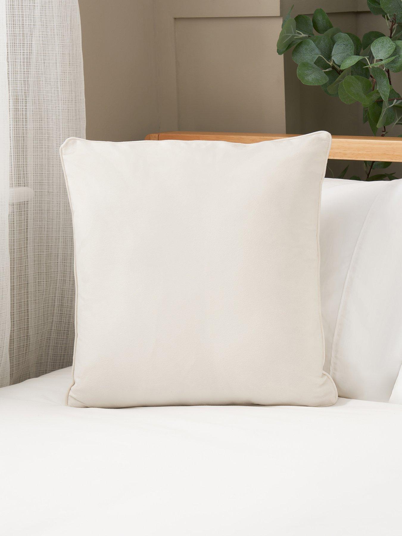 The Very Collection Piped Velour Cushion