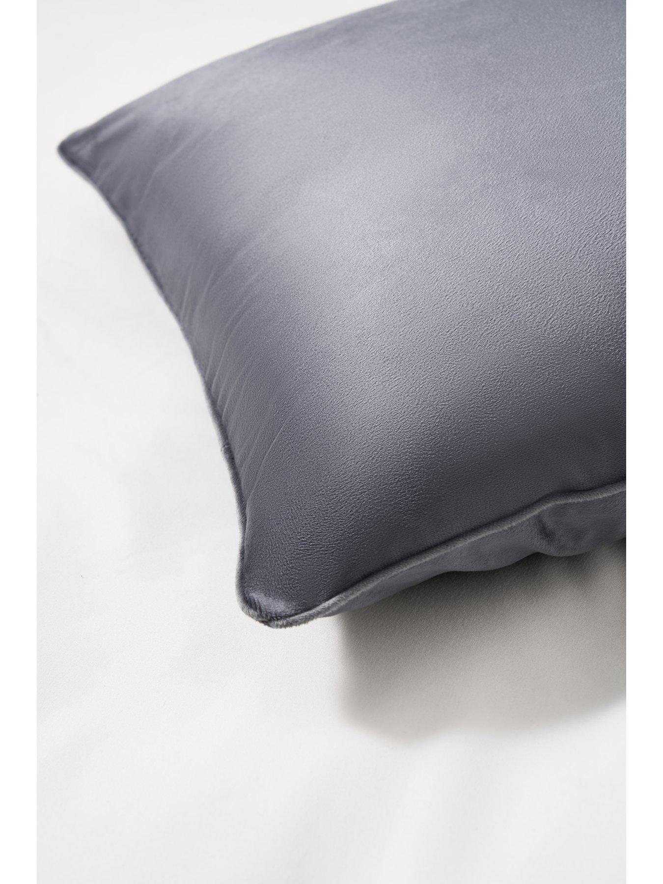  image of the-very-collection-piped-velour-cushion