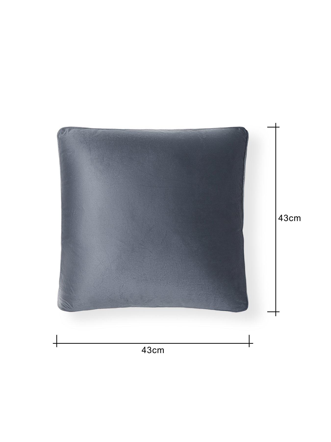  image of the-very-collection-piped-velour-cushion