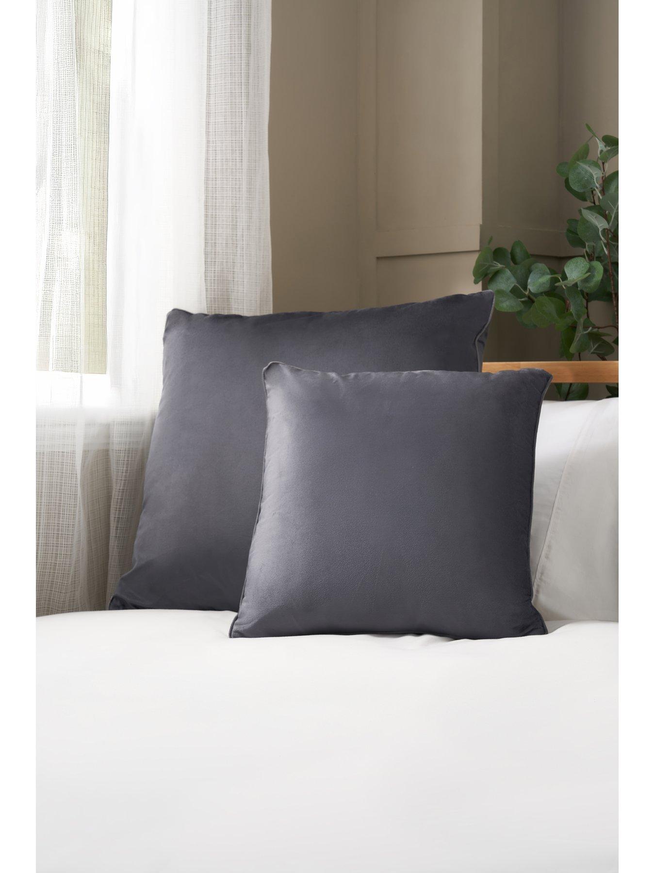  image of the-very-collection-piped-velour-cushion
