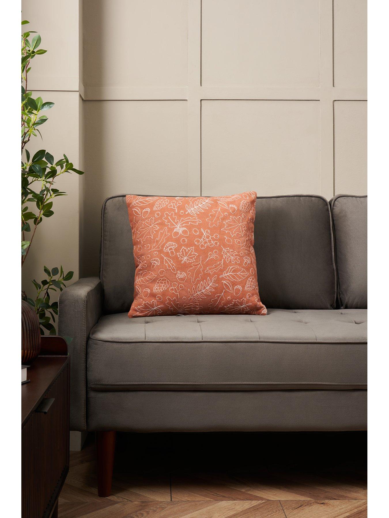 Image 3 of 4 of Very Home Autumn Leaves Cushion
