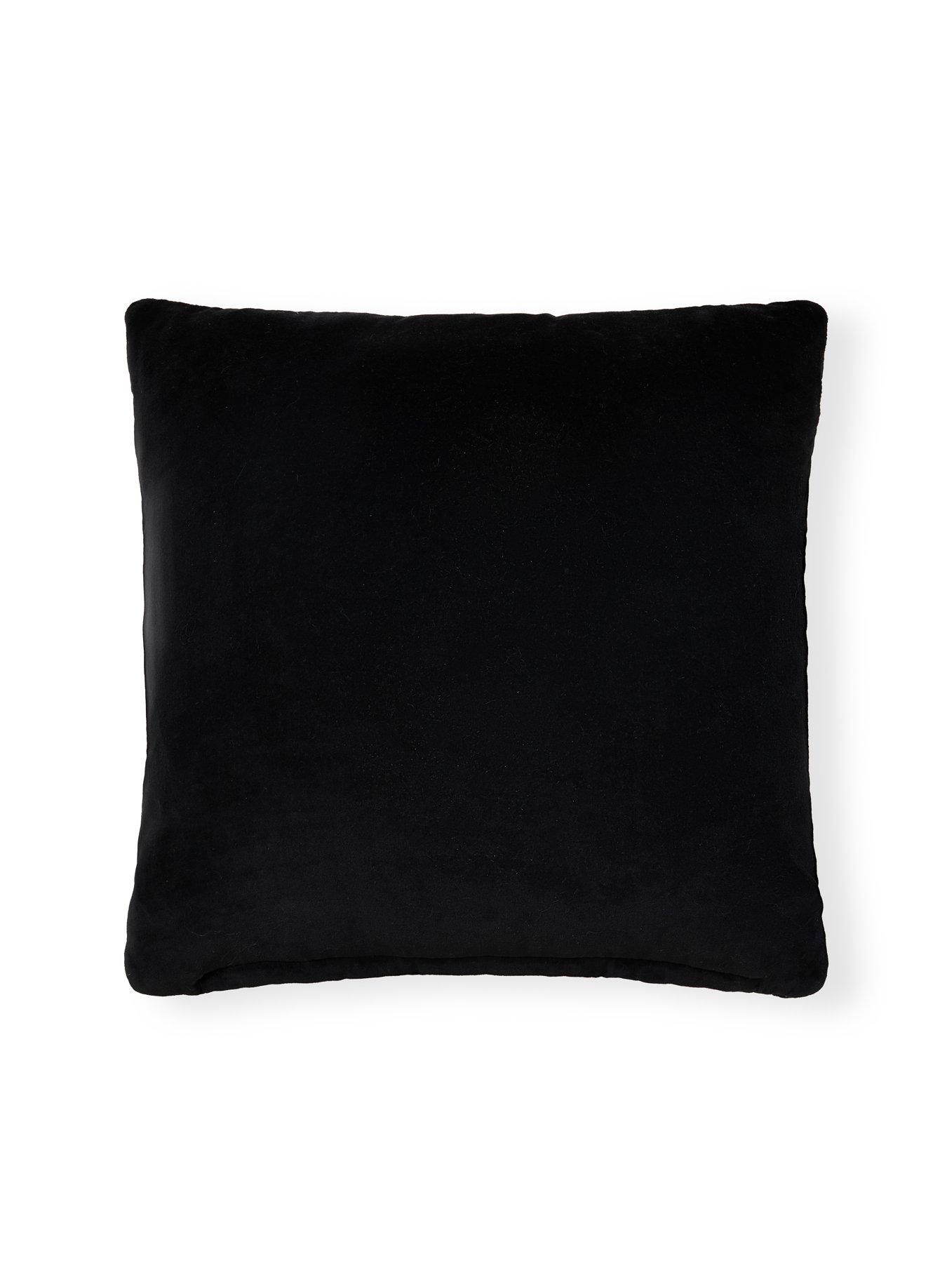Image 2 of 4 of Very Home Velvet Spiderweb Cushion