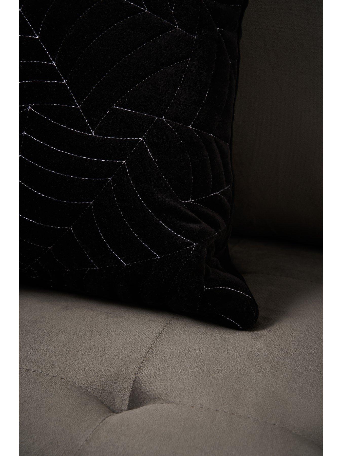 Image 4 of 4 of Very Home Velvet Spiderweb Cushion