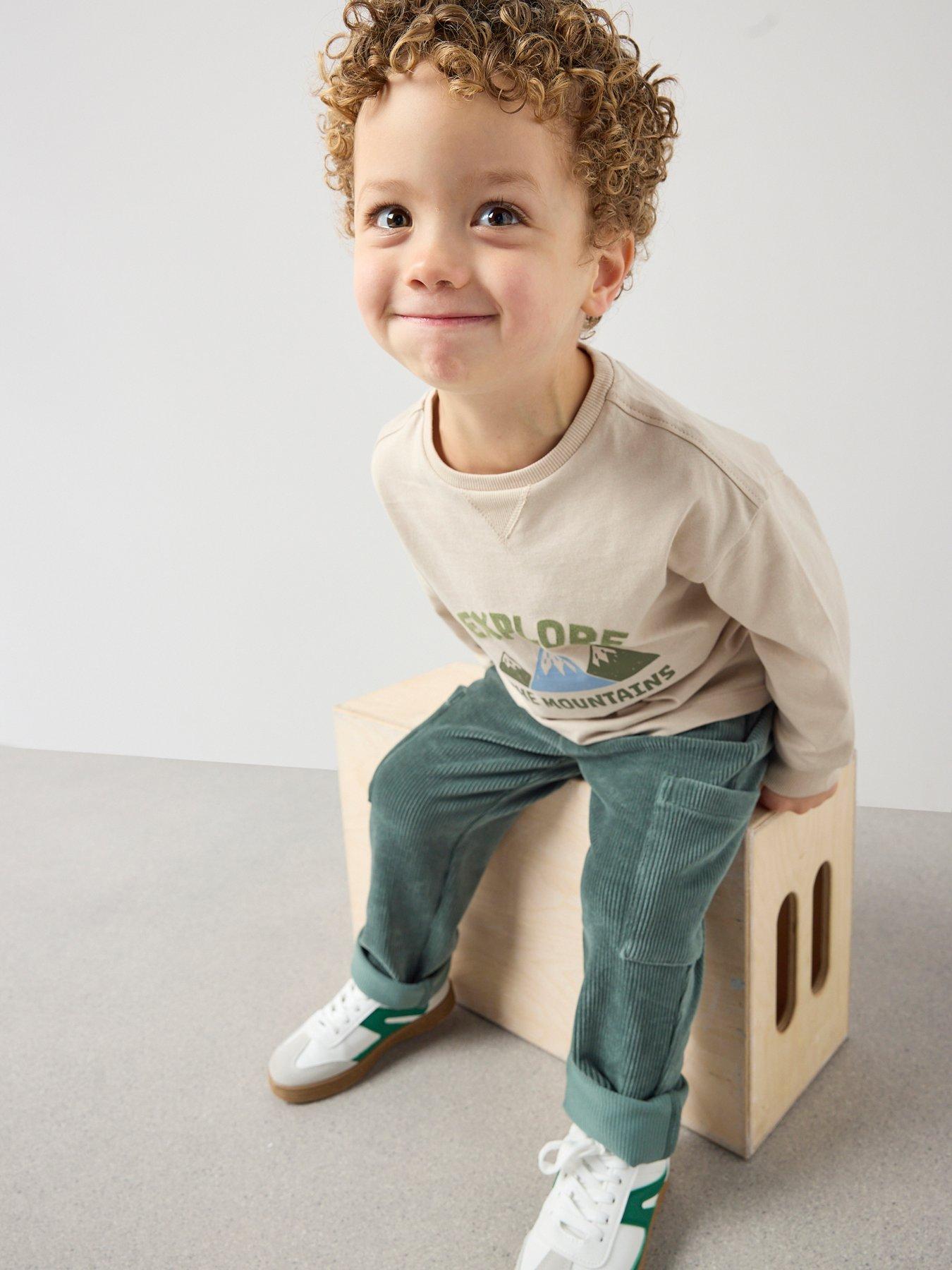  image of the-very-collection-boys-outdoor-mountain-graphic-t-shirt-brown