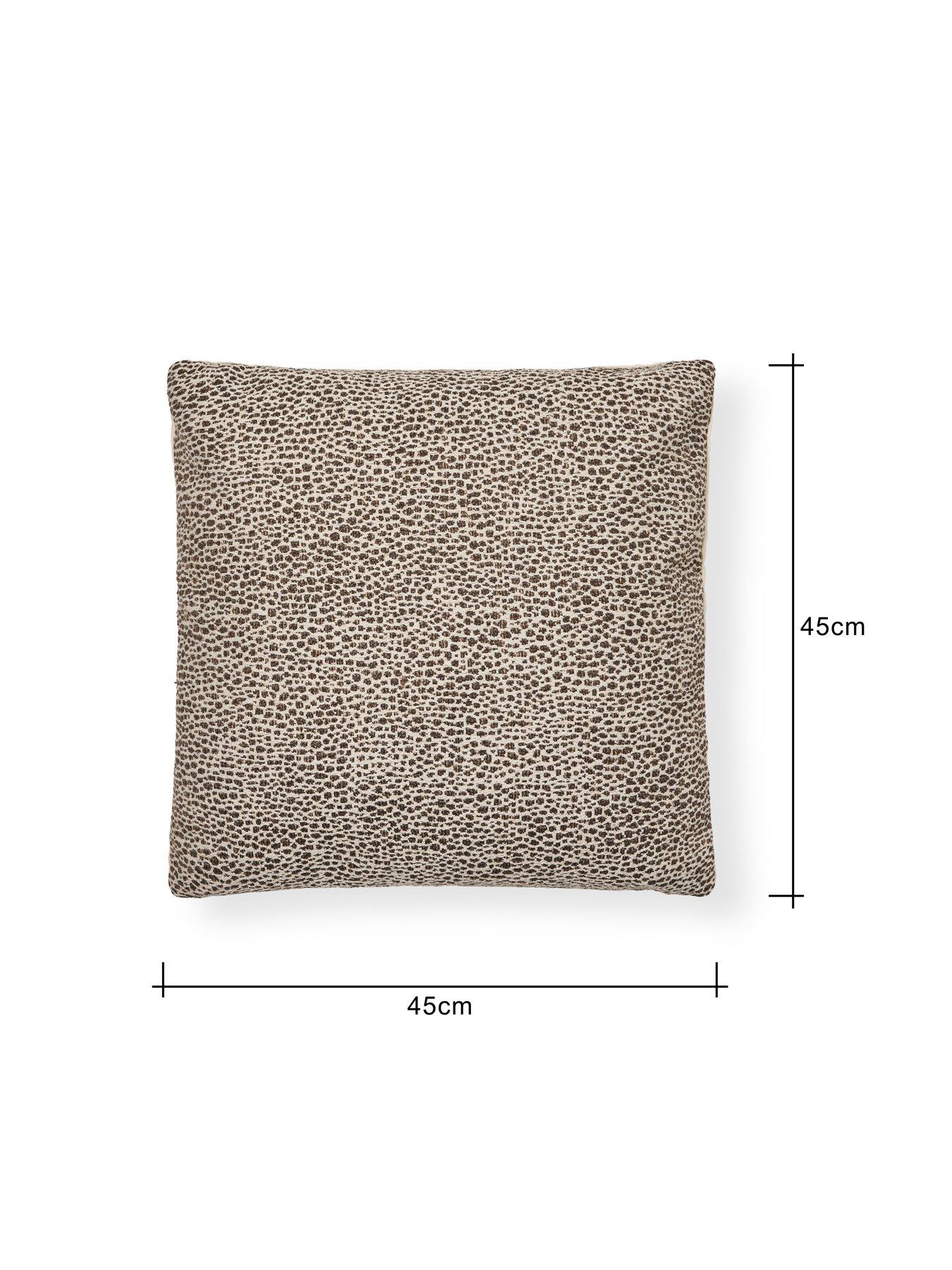 Image 5 of 5 of The Very Collection Woven Leopard Cushion